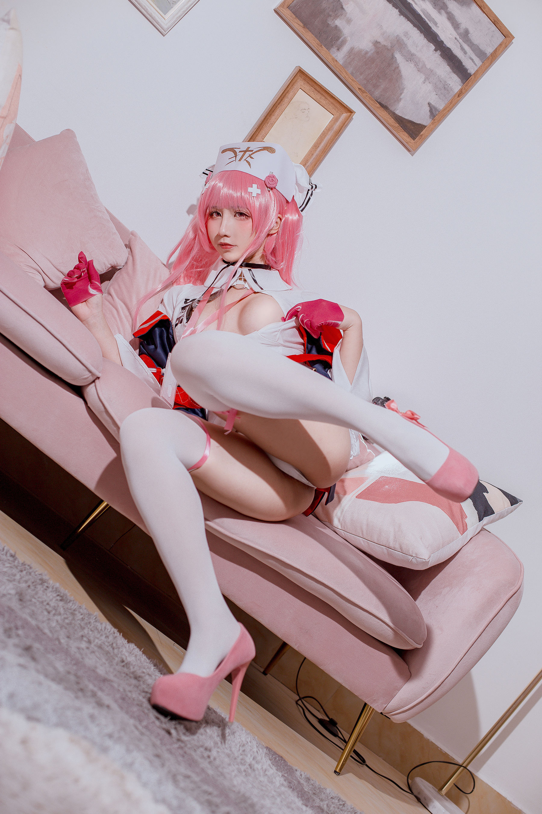 动漫博主九曲Jean - 碧蓝航线英仙座护士/(23P)