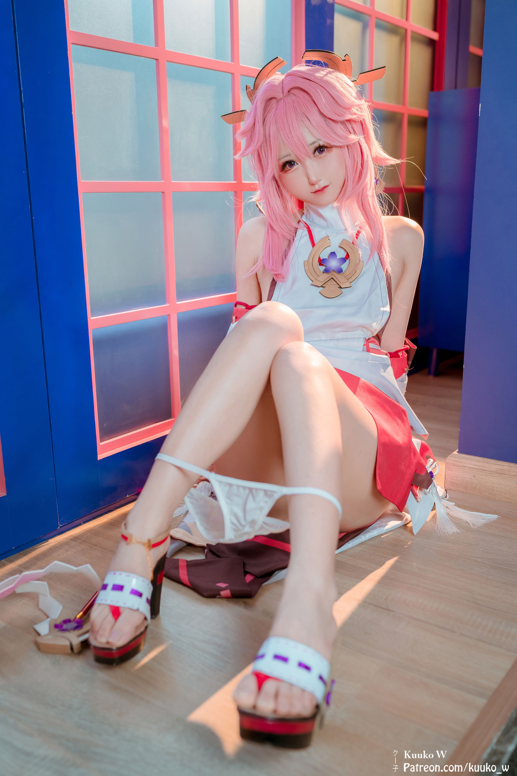 [Cosplay] [KuukoW] Kuuko クー子 - Yae Miko/(38P)