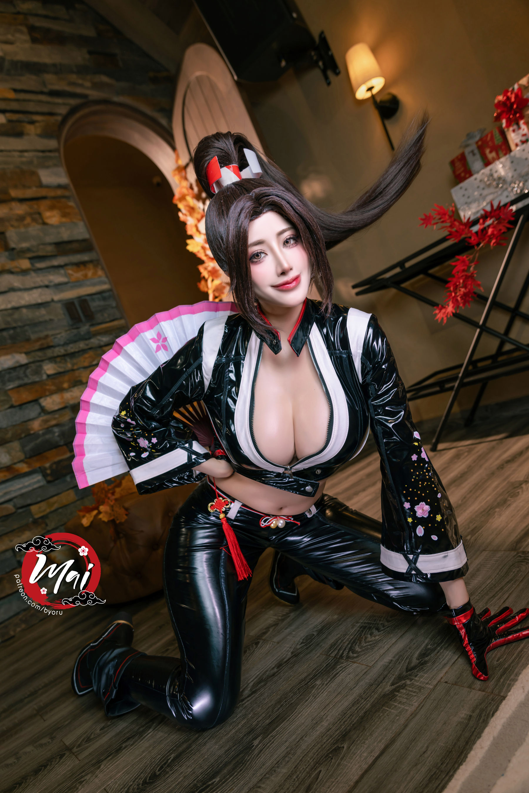 日本性感萝莉Byoru - Mai OG black outfit/(42P)