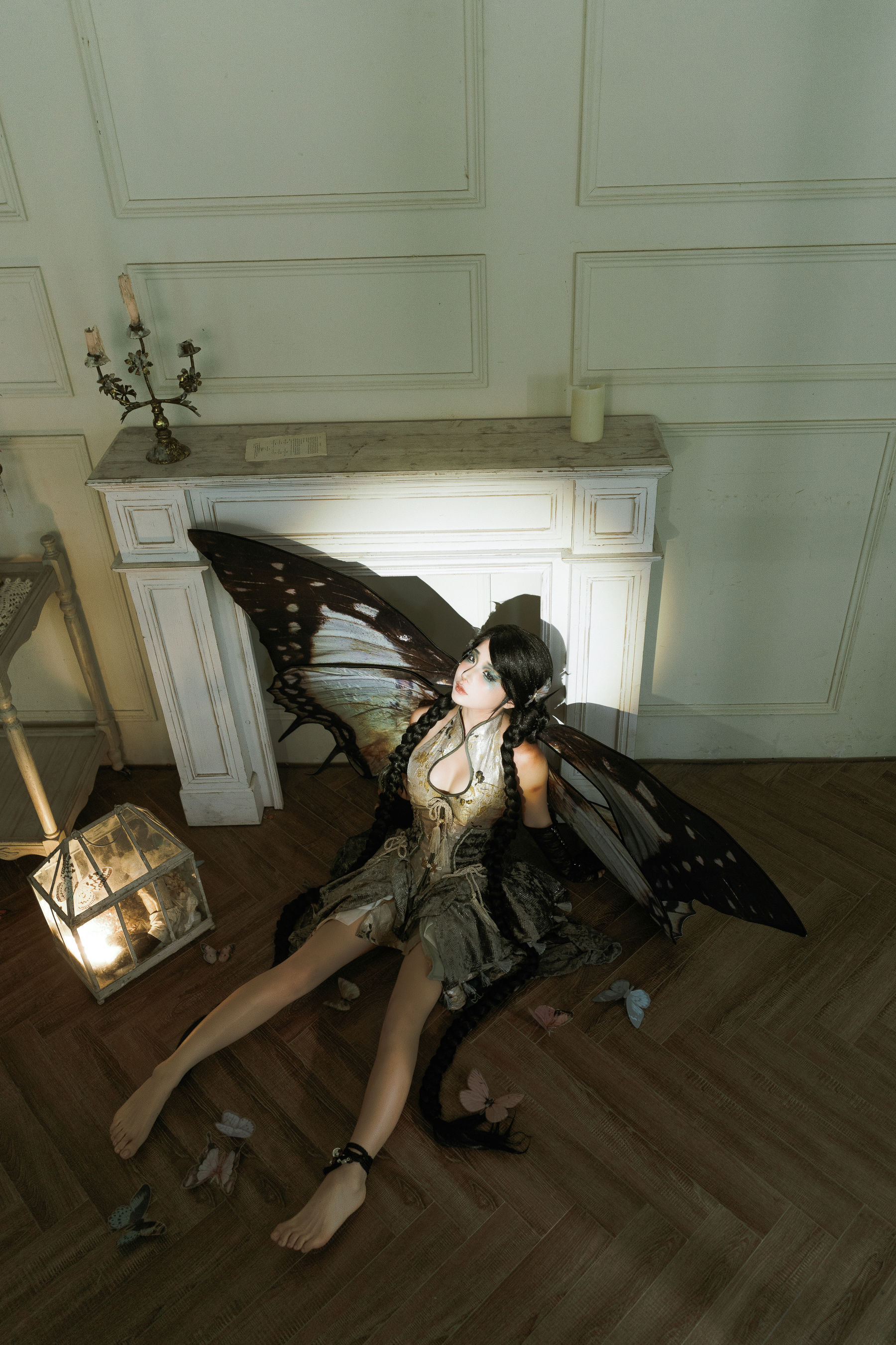 动漫博主蠢沫沫 - 枯叶蝶/(58P)