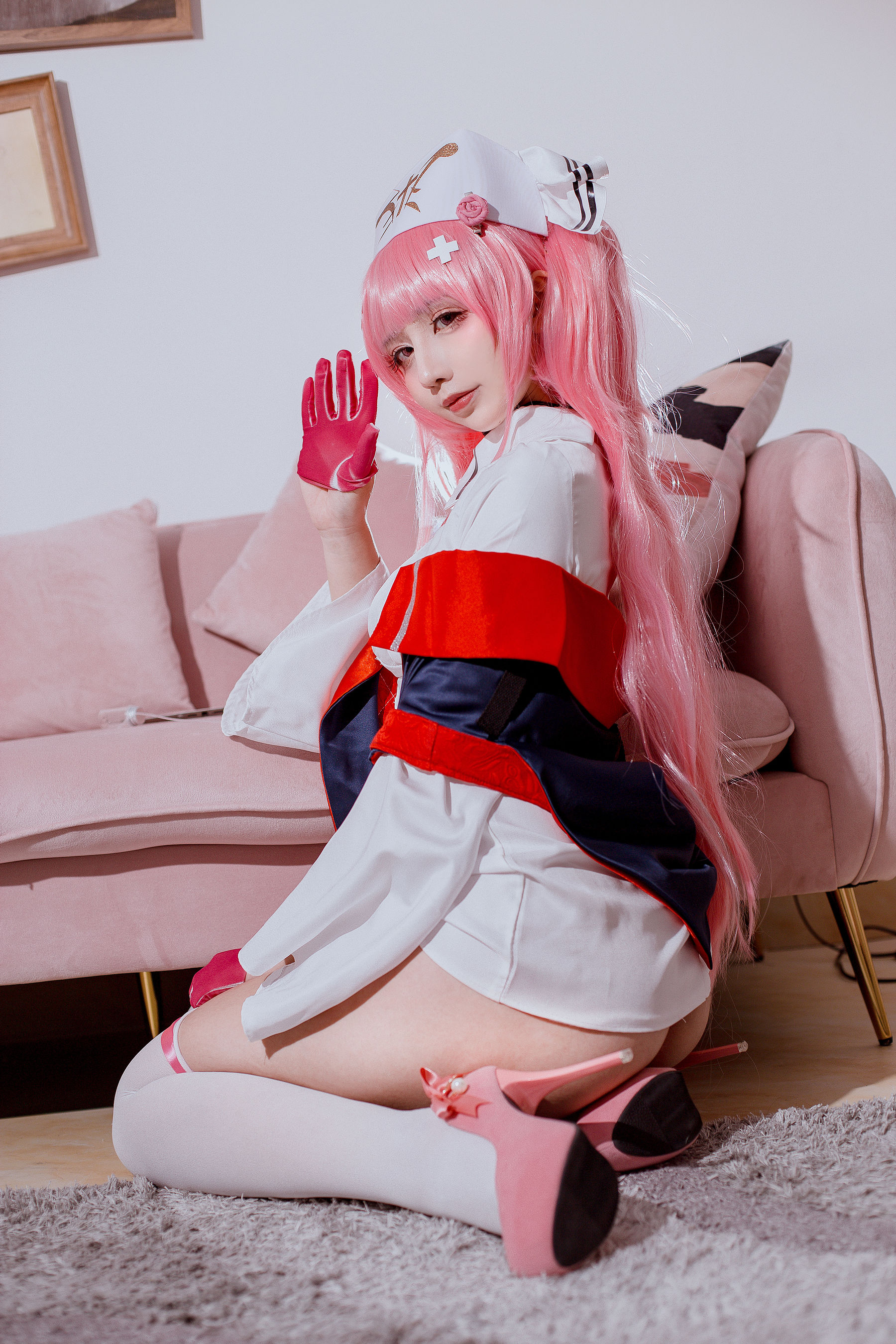 动漫博主九曲Jean - 碧蓝航线英仙座护士/(23P)