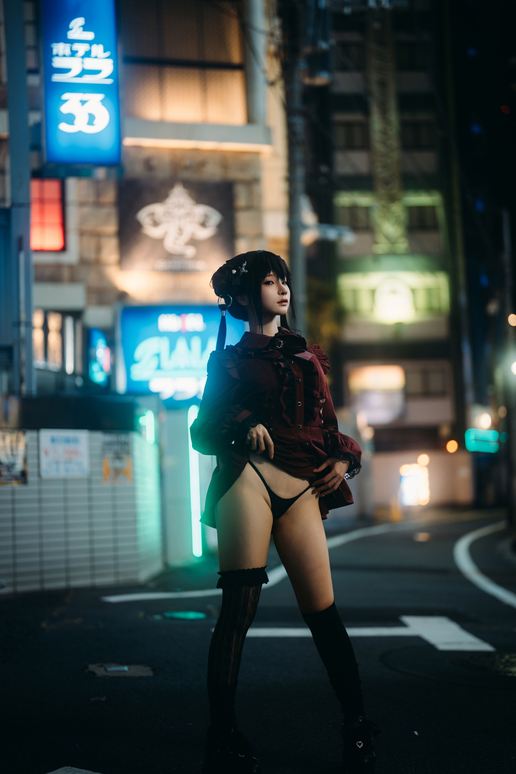 动漫博主蠢沫沫 - 夜行/(57P)