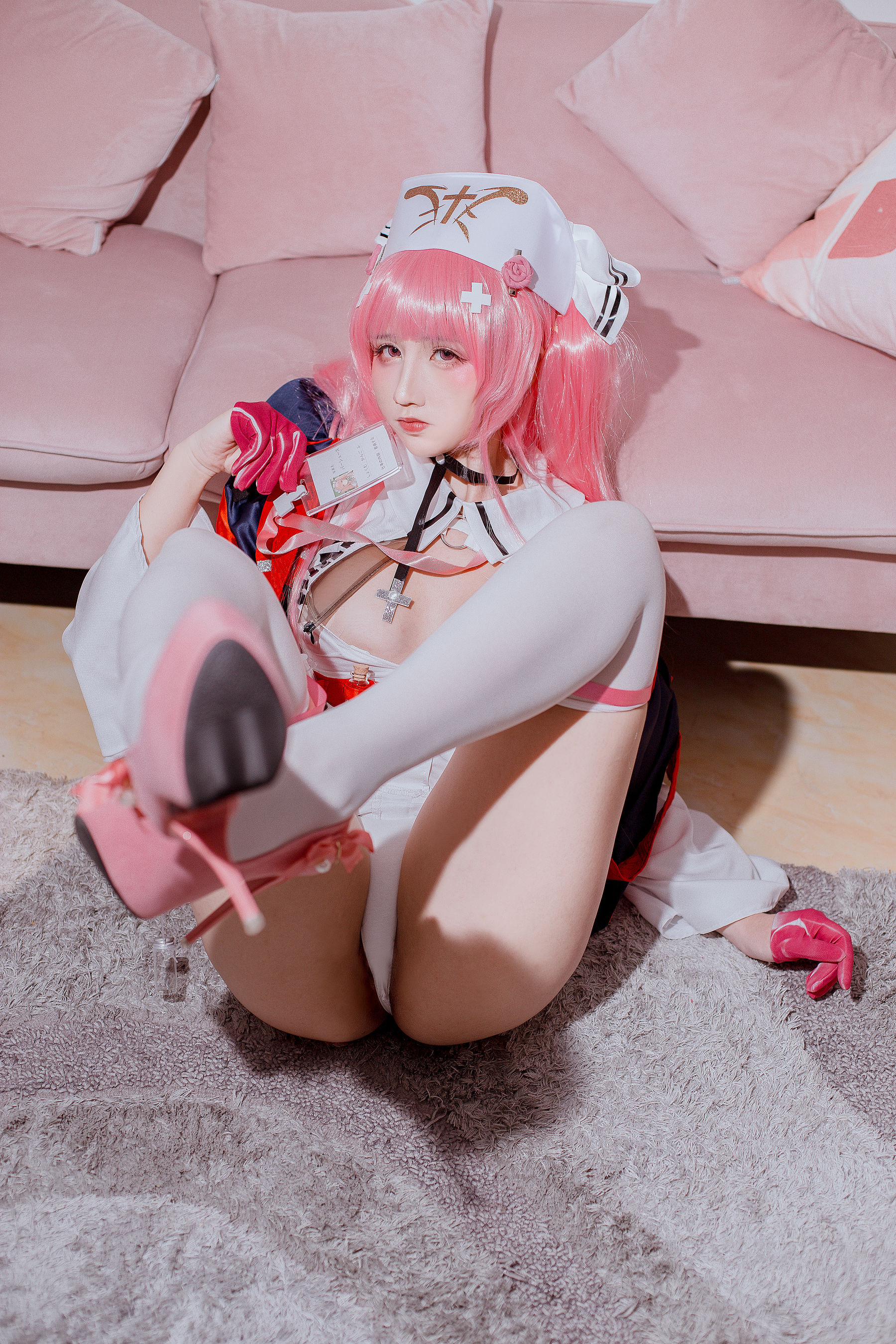 动漫博主九曲Jean - 碧蓝航线英仙座护士/(23P)