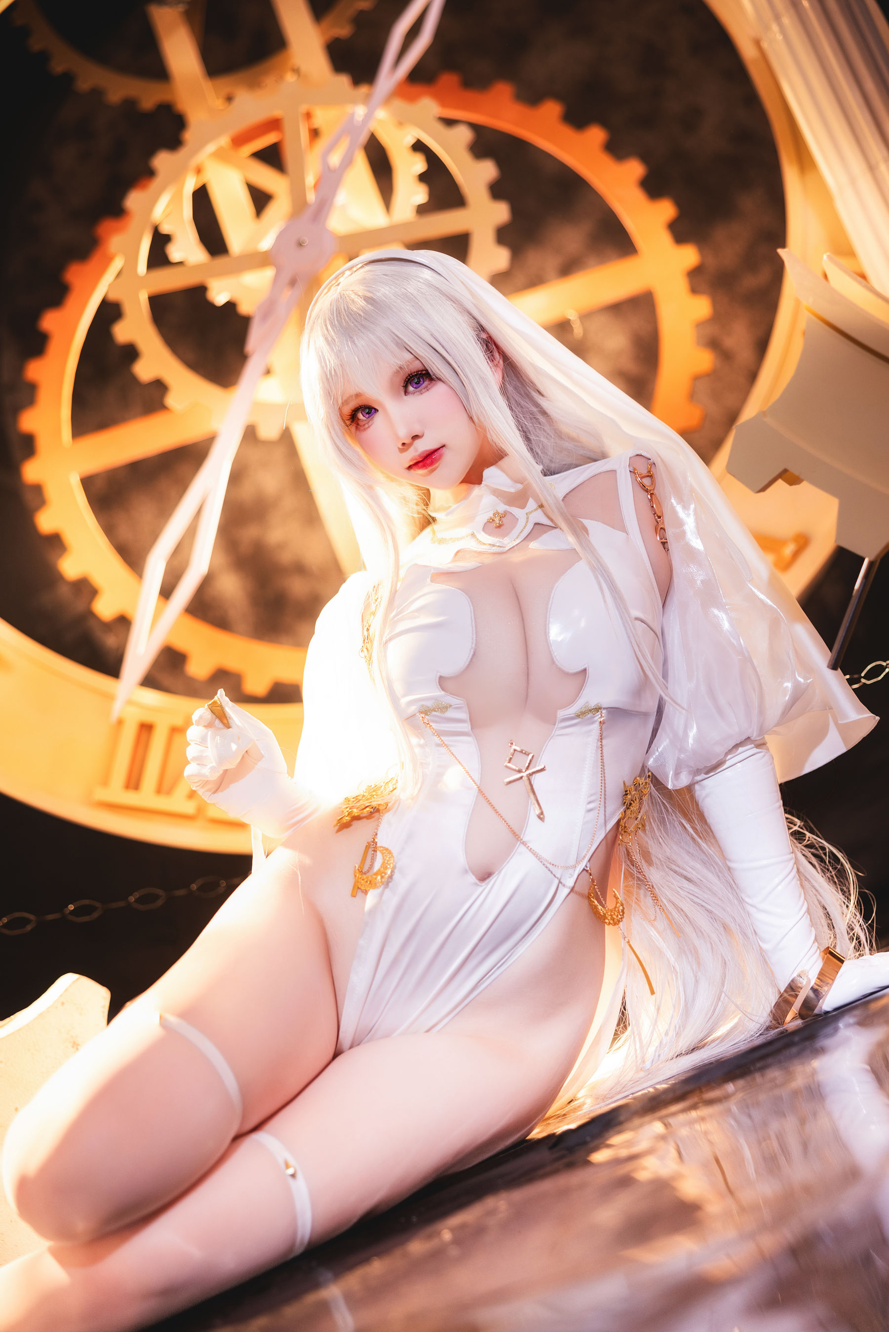 动漫博主雪晴Astra - 圣天使修女/(55P)