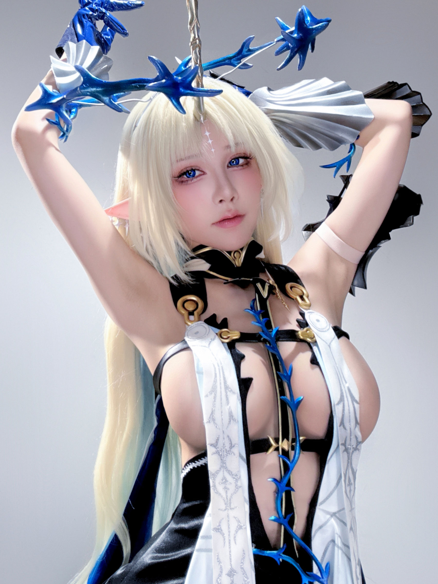 动漫博主水淼aqua - 芙露德莉斯 Fleurdelys 自拍/(24P)