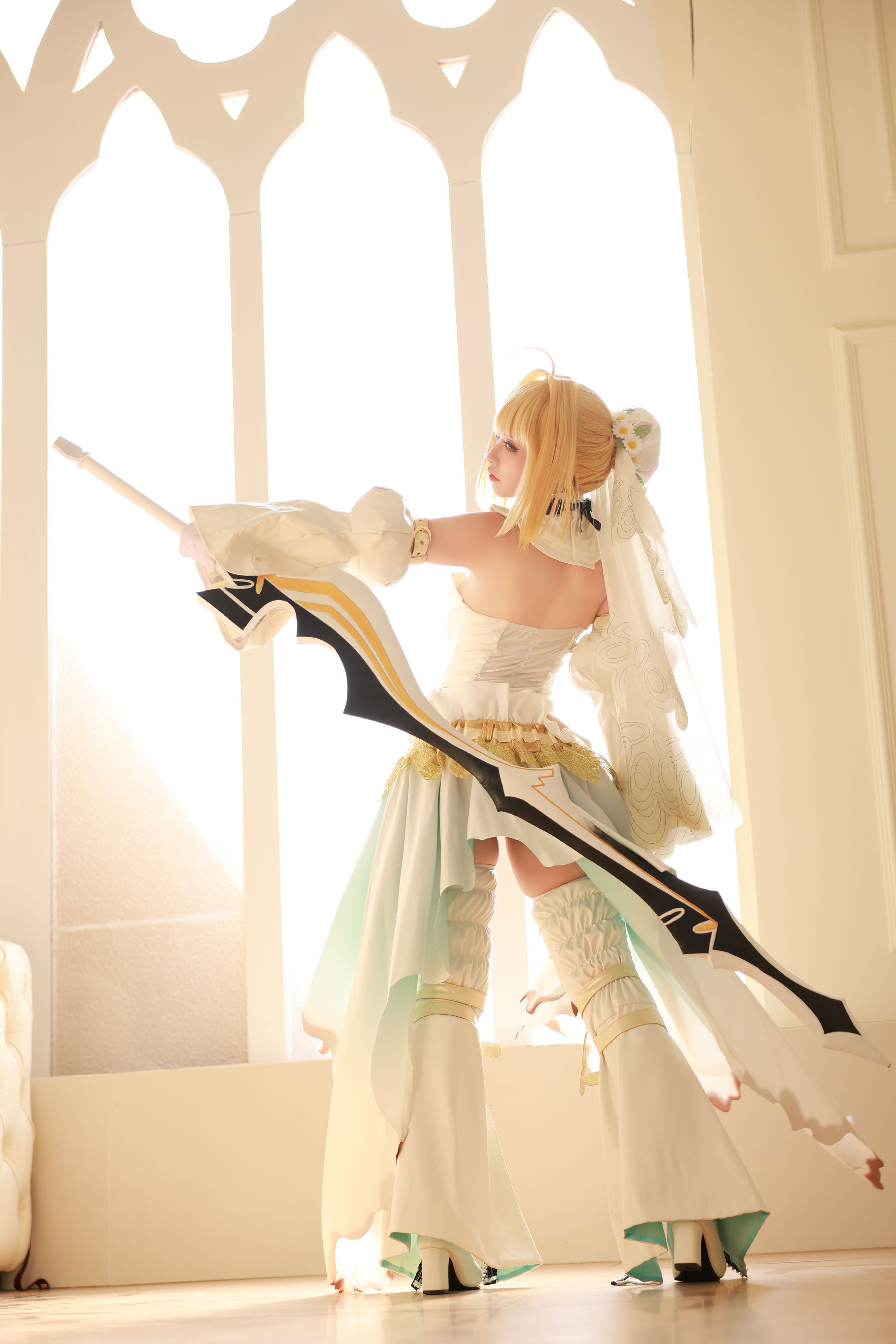 动漫博主G44不会受伤 - 尼禄花嫁/(43P)