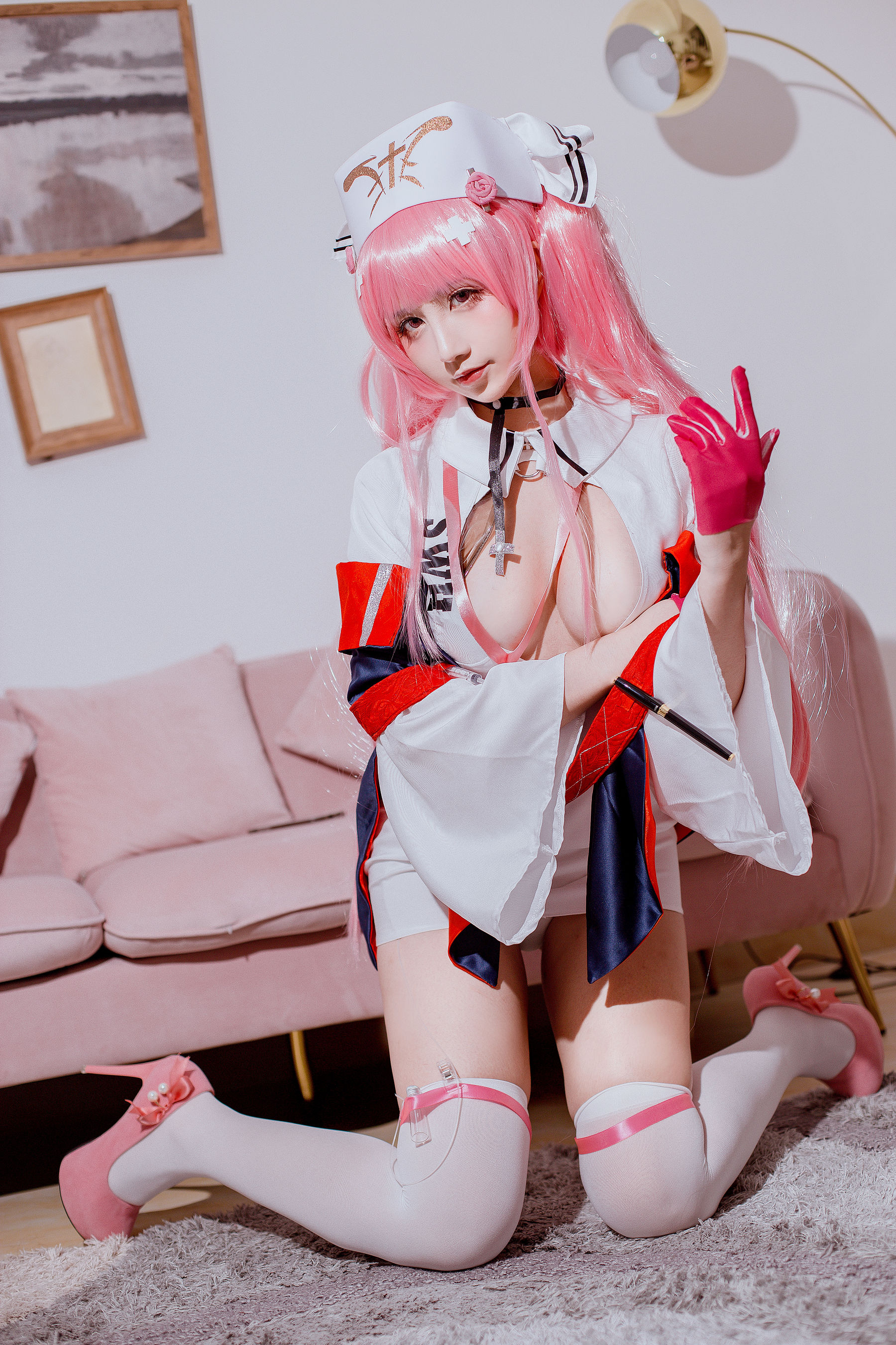 动漫博主九曲Jean - 碧蓝航线英仙座护士/(23P)