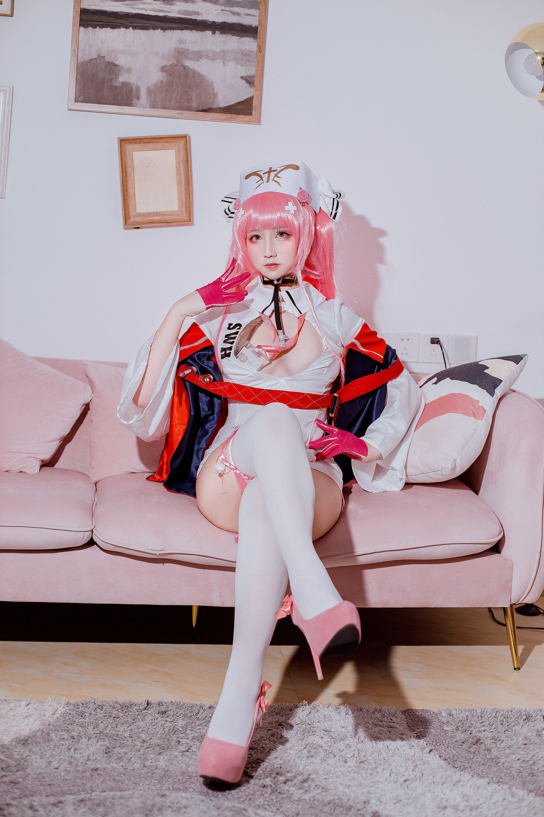 动漫博主九曲Jean - 碧蓝航线英仙座护士/(23P)