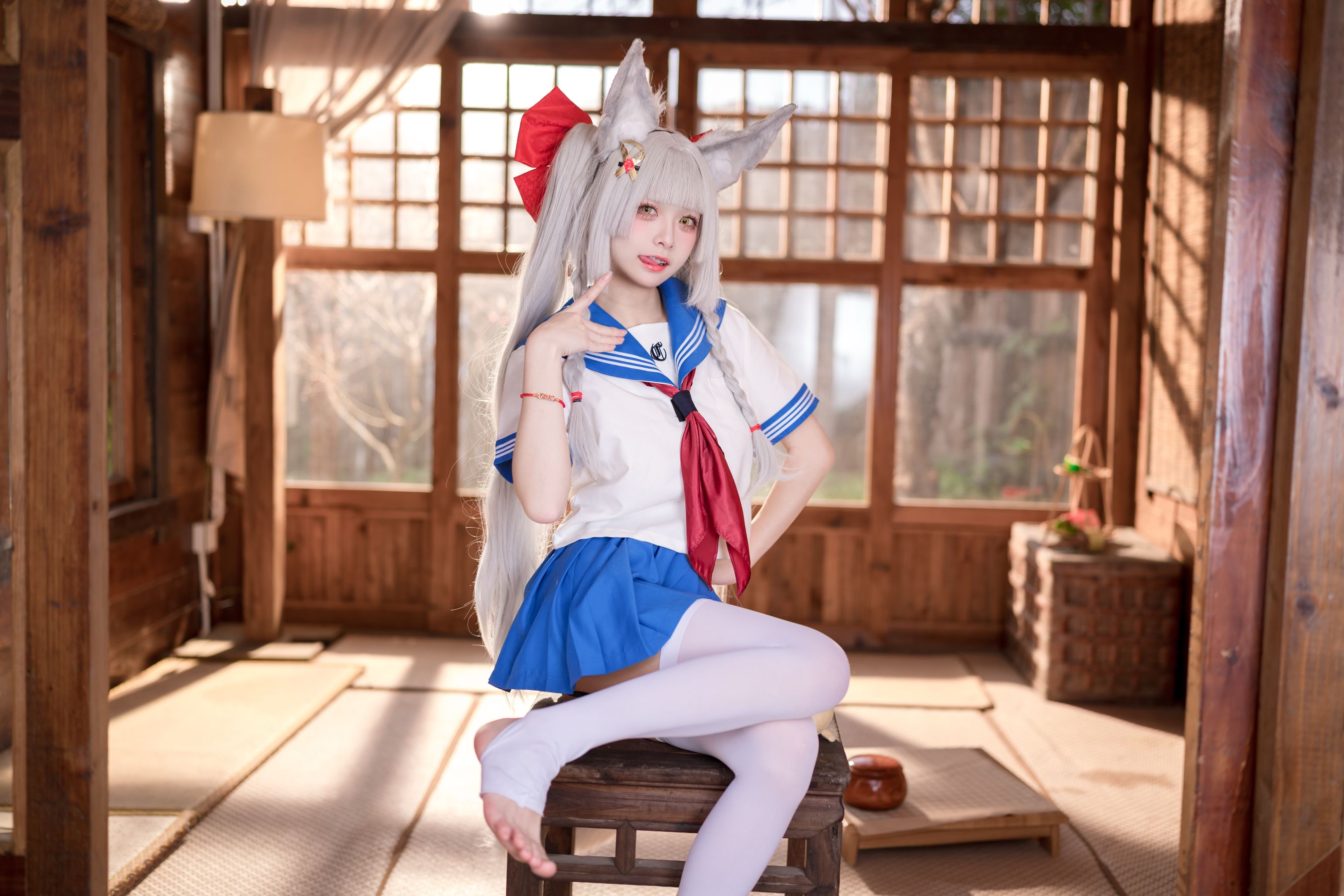 九柒喵 - 朝凪 JK/(37P)