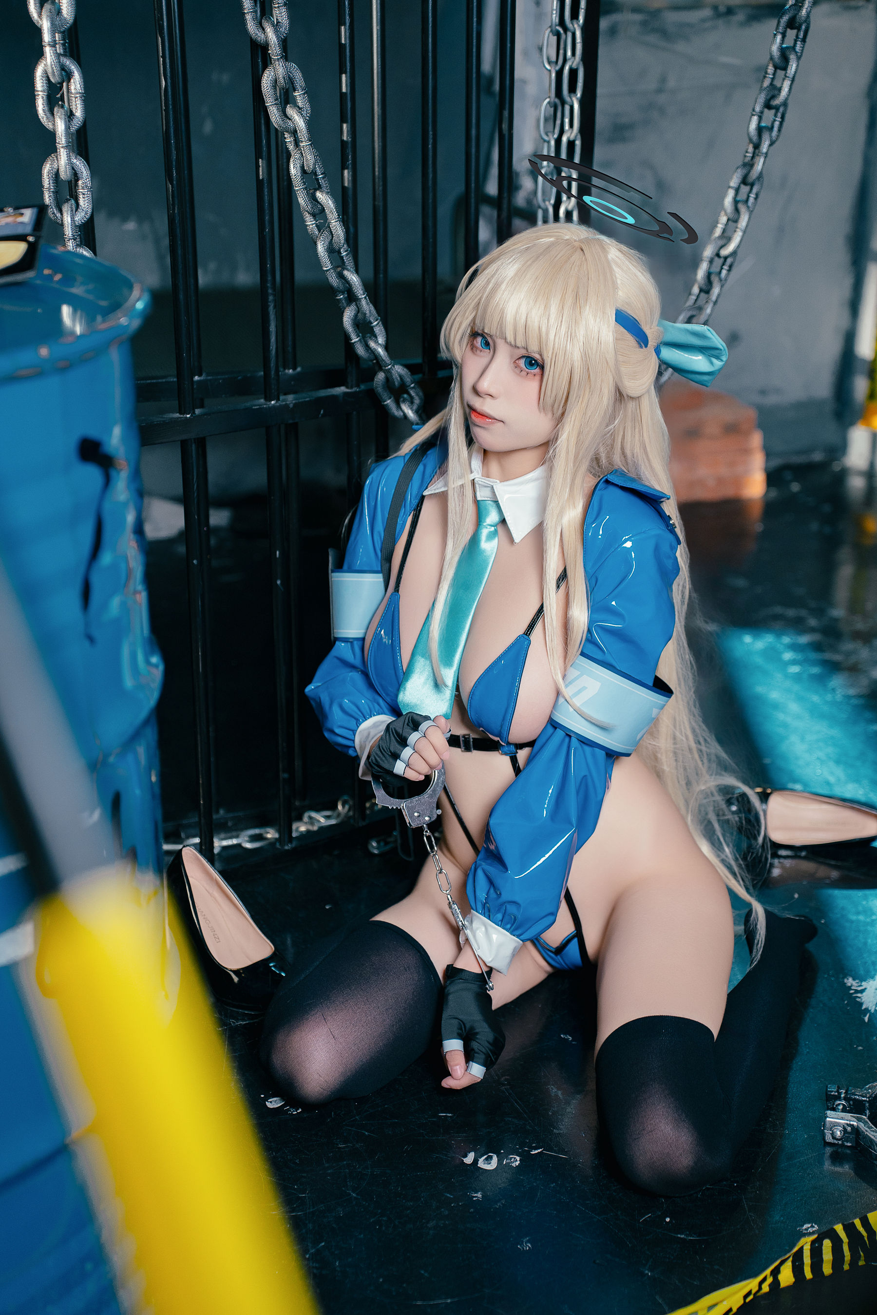 三無人型 - 蔚蓝档案 飞鸟马时女警/(41P)