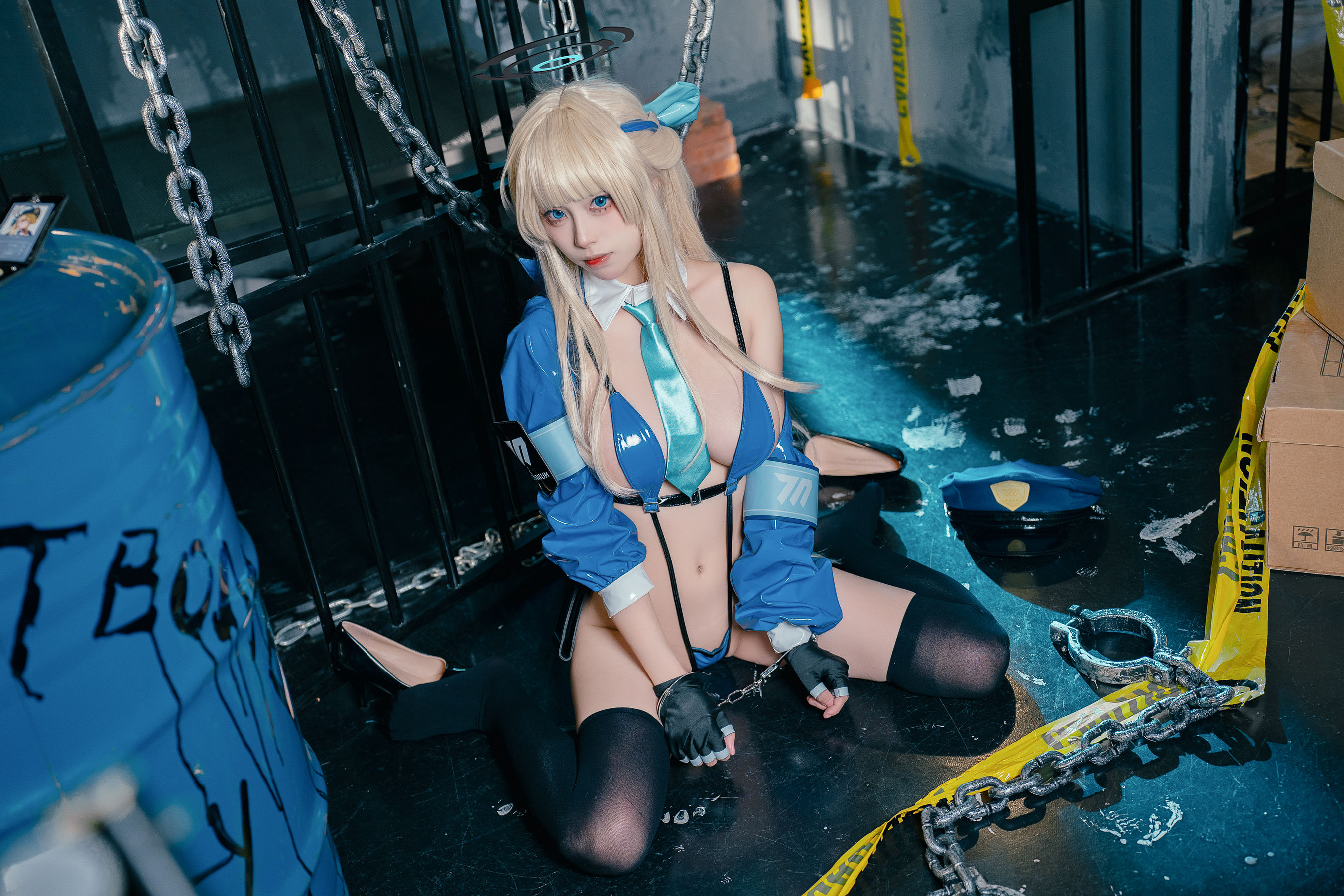 三無人型 - 蔚蓝档案 飞鸟马时女警/(41P)