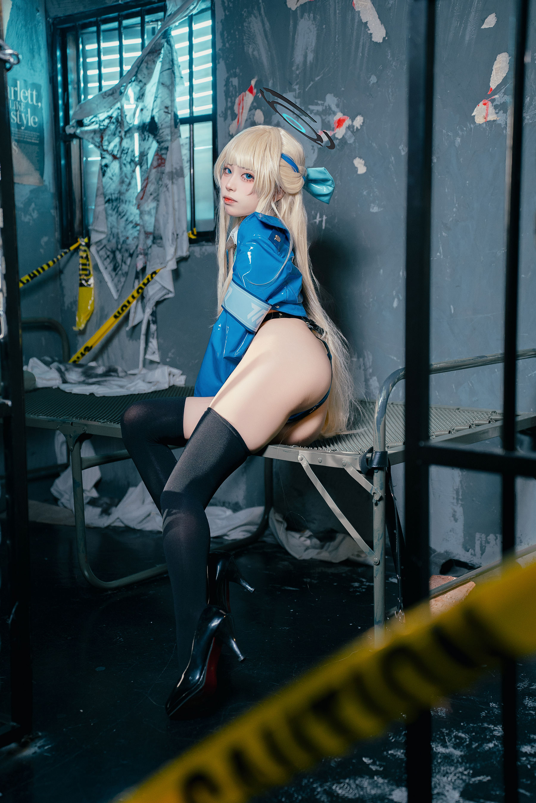 三無人型 - 蔚蓝档案 飞鸟马时女警/(41P)