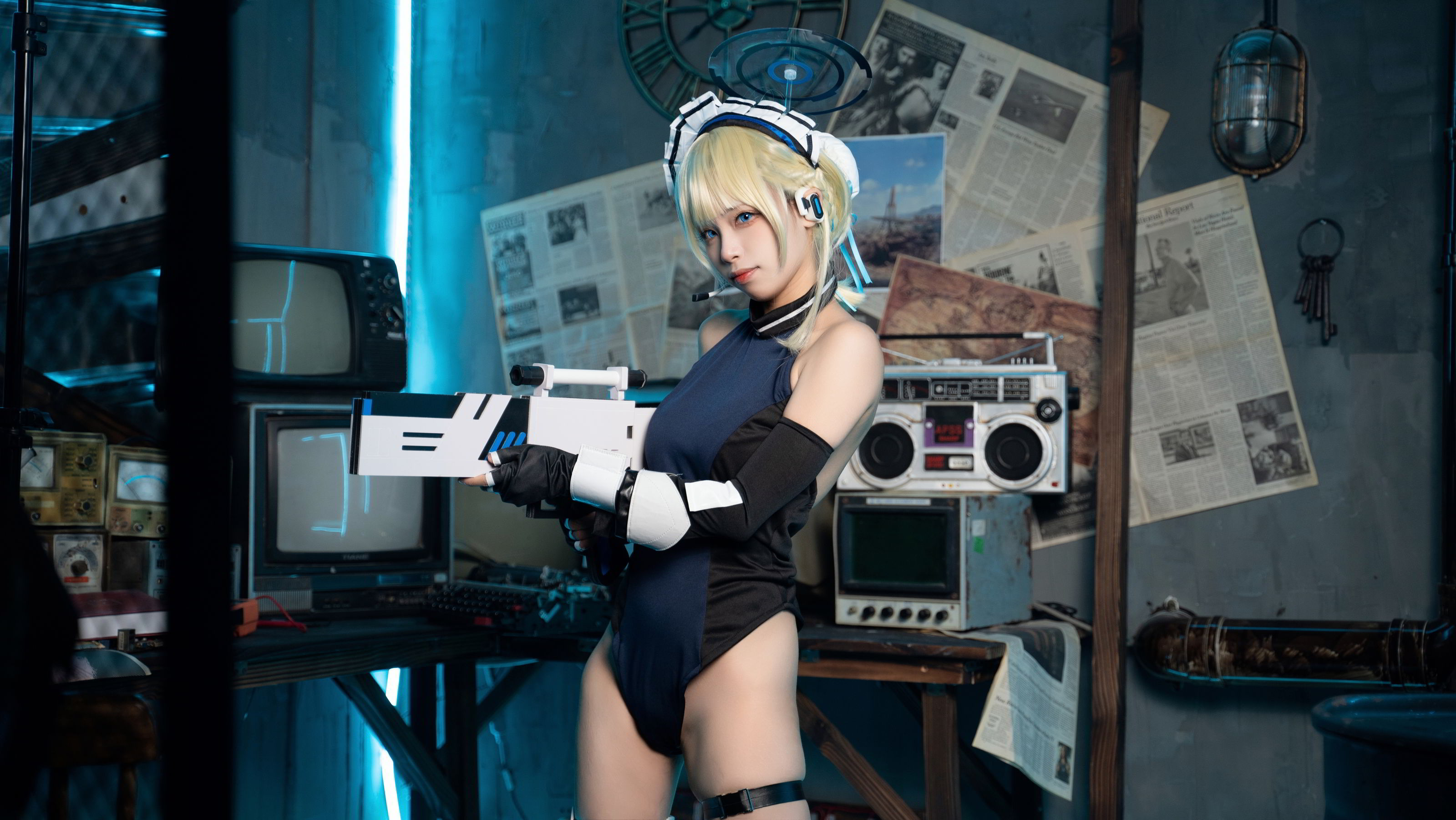 三無人型 - 蔚蓝档案 飞鸟马时兔女郎/(60P)