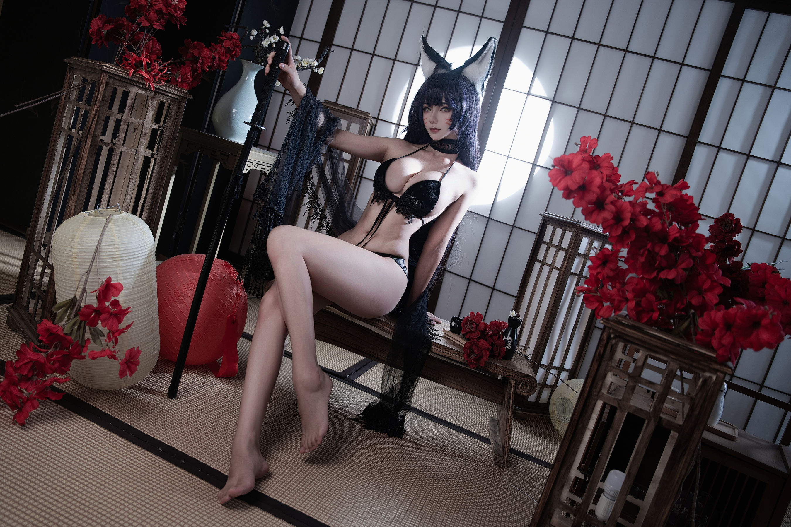 Seya-狮砸 - 碧蓝航线 武藏 泳装/(12P)