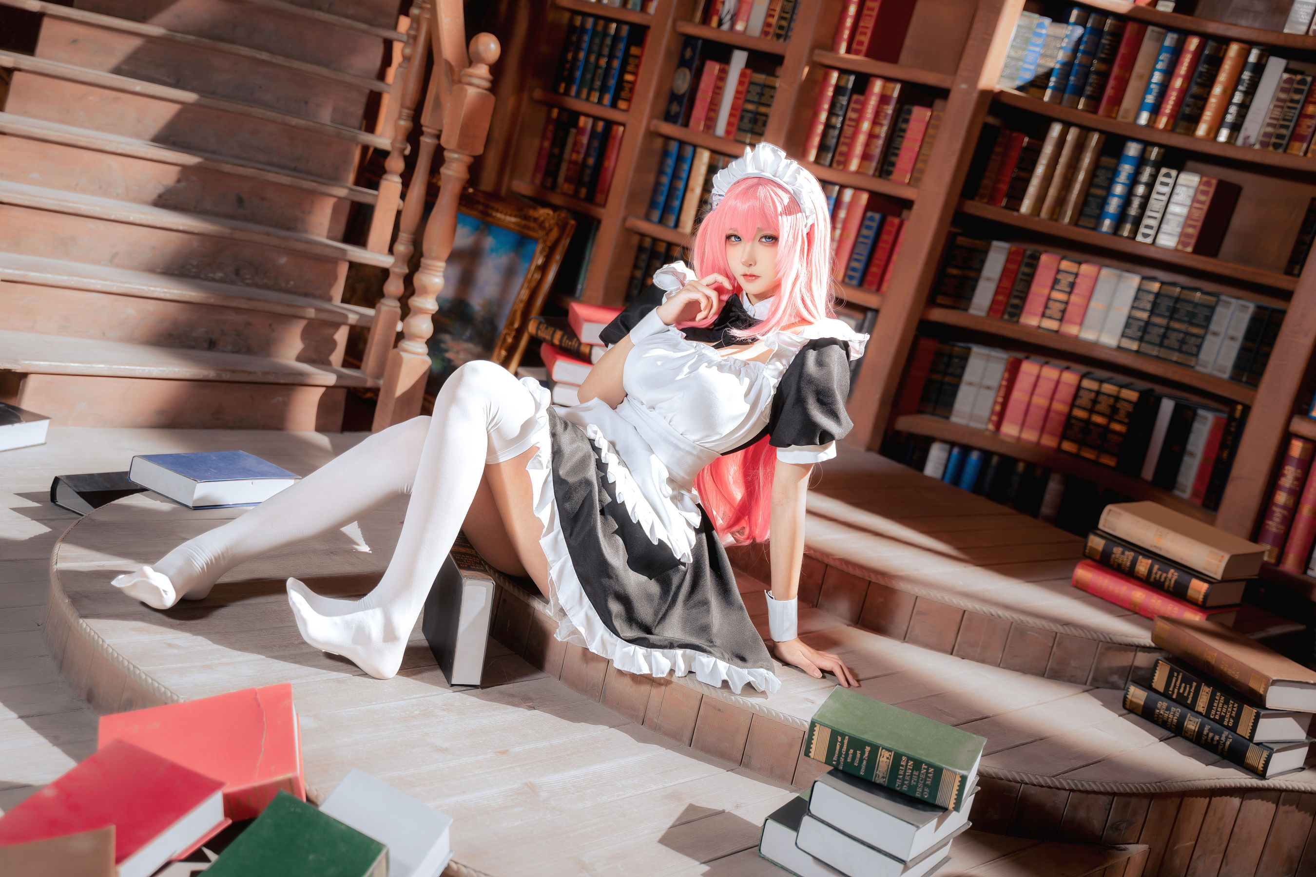 Seya-狮砸 - 孤独摇滚 后藤一里 女仆/(14P)