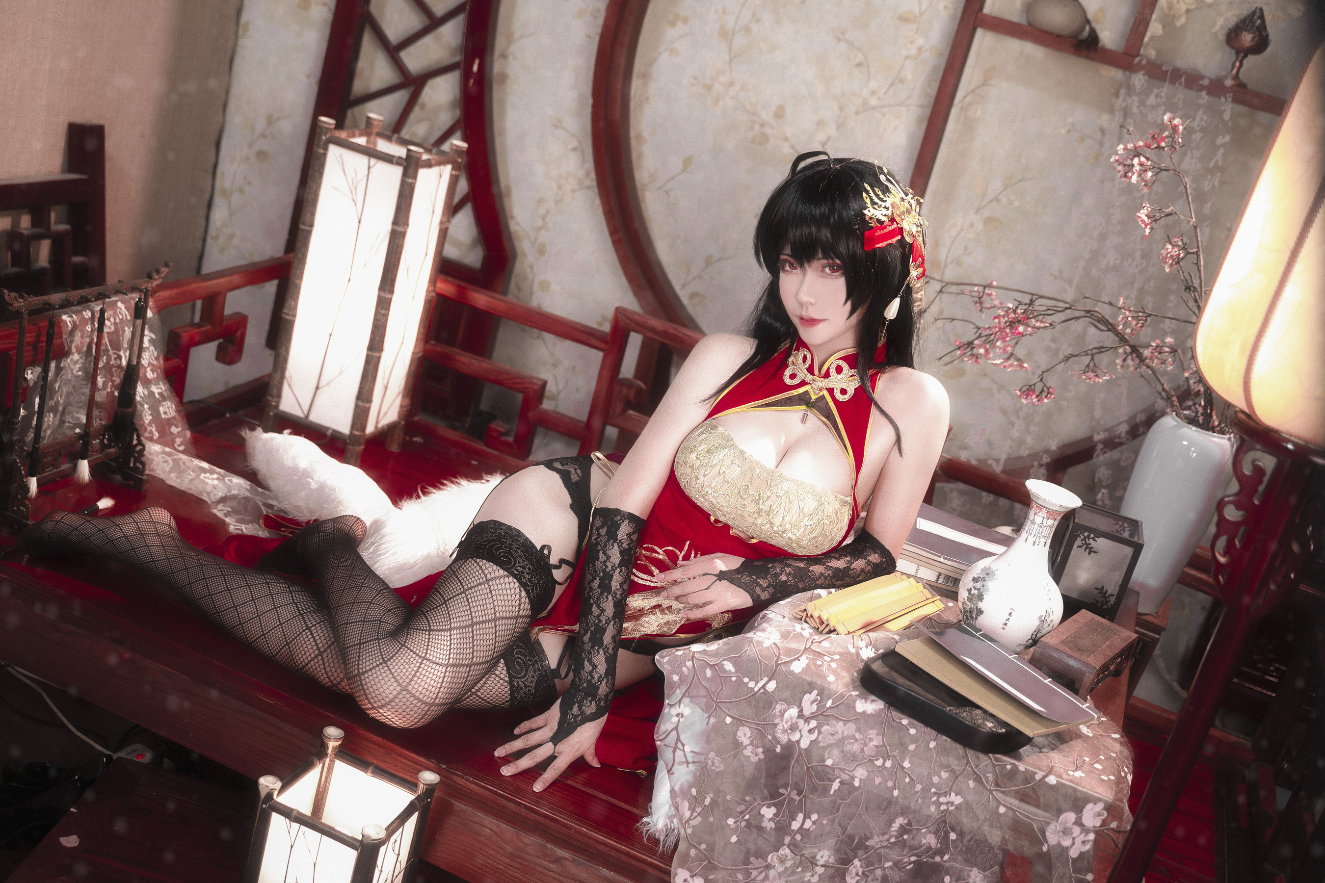 Seya-狮砸 - 碧蓝航线 大凤 旗袍/(14P)