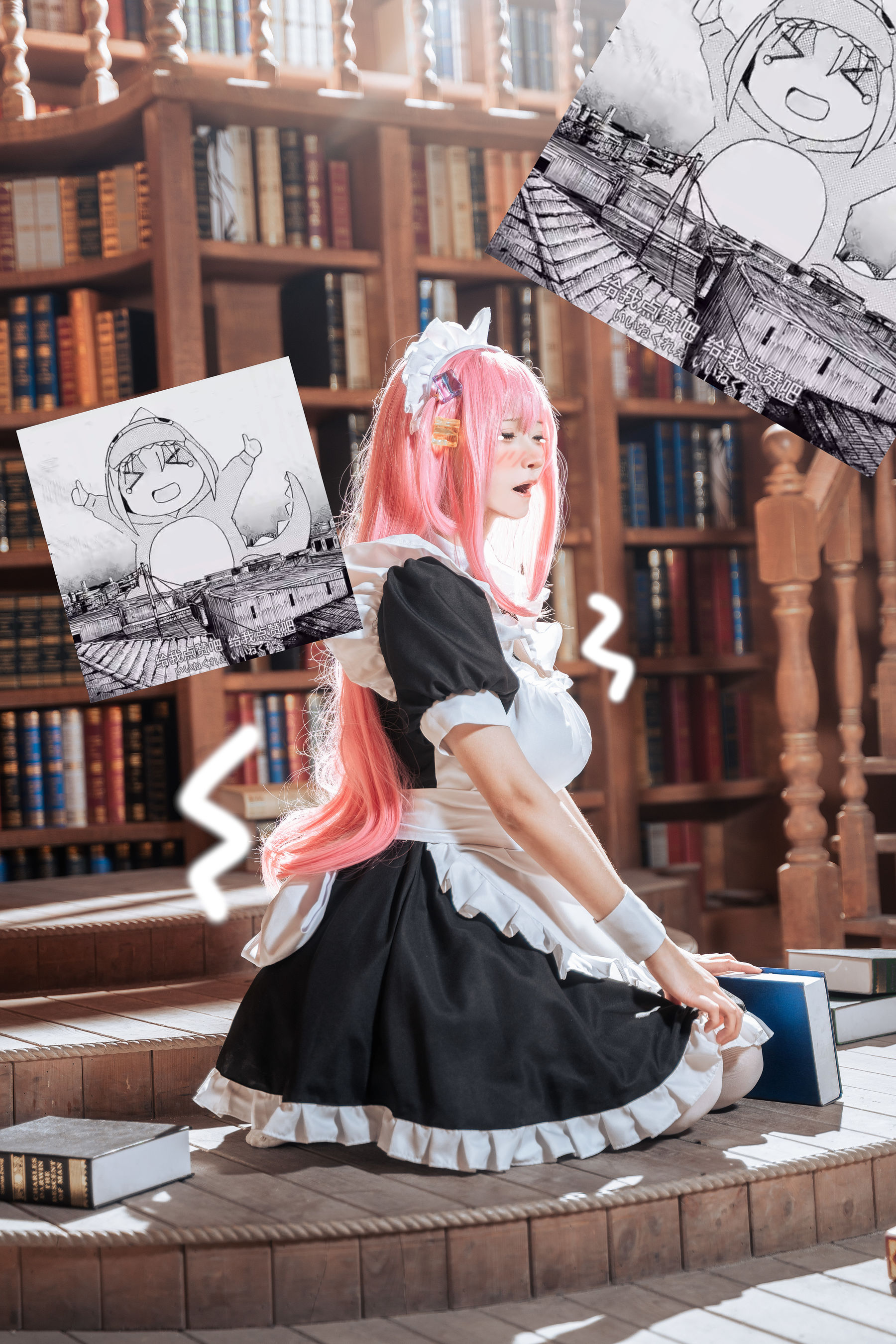 Seya-狮砸 - 孤独摇滚 后藤一里 女仆/(14P)