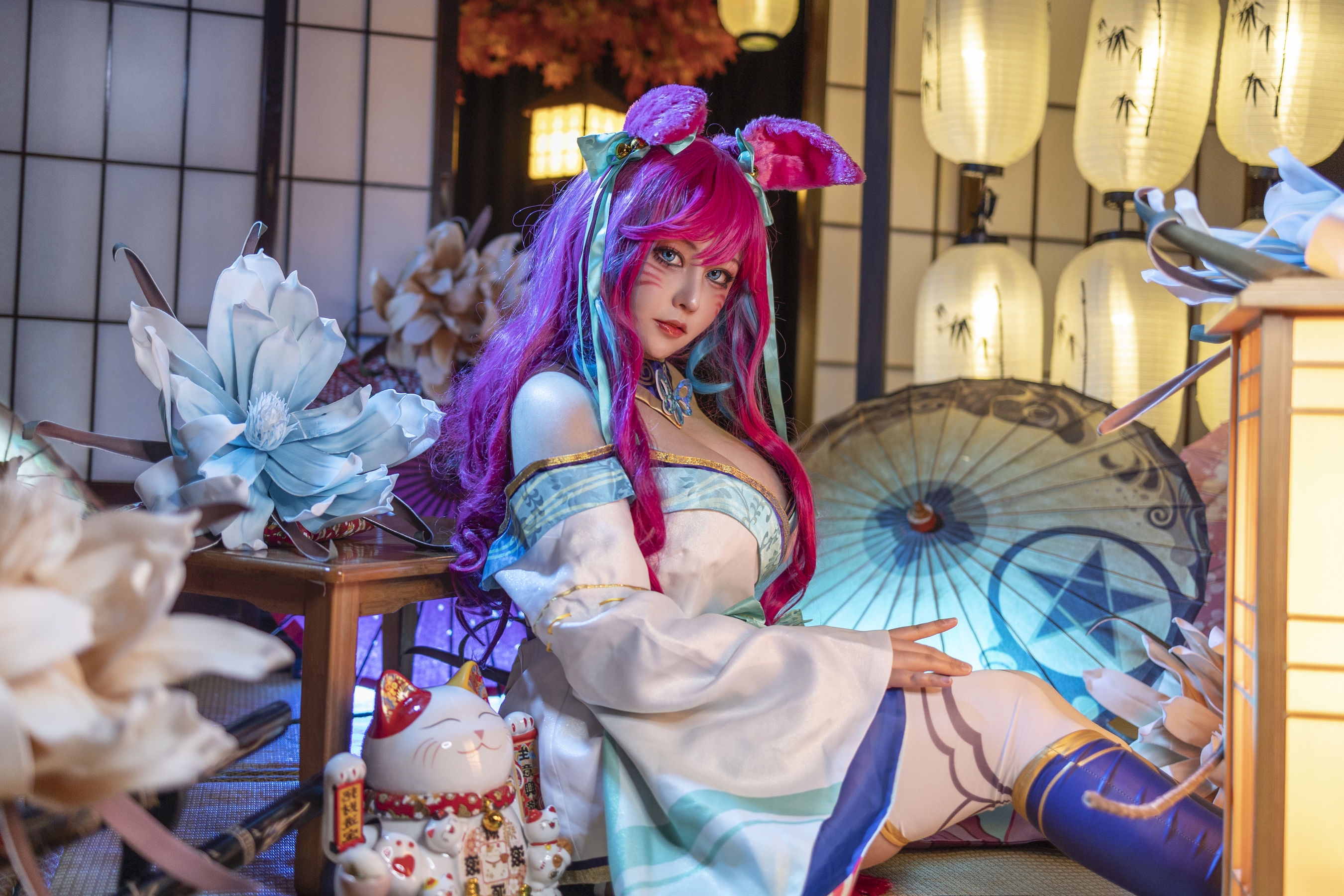 KANEKO_咔喵 - 英雄联盟 灵魂莲华 阿狸/(17P)