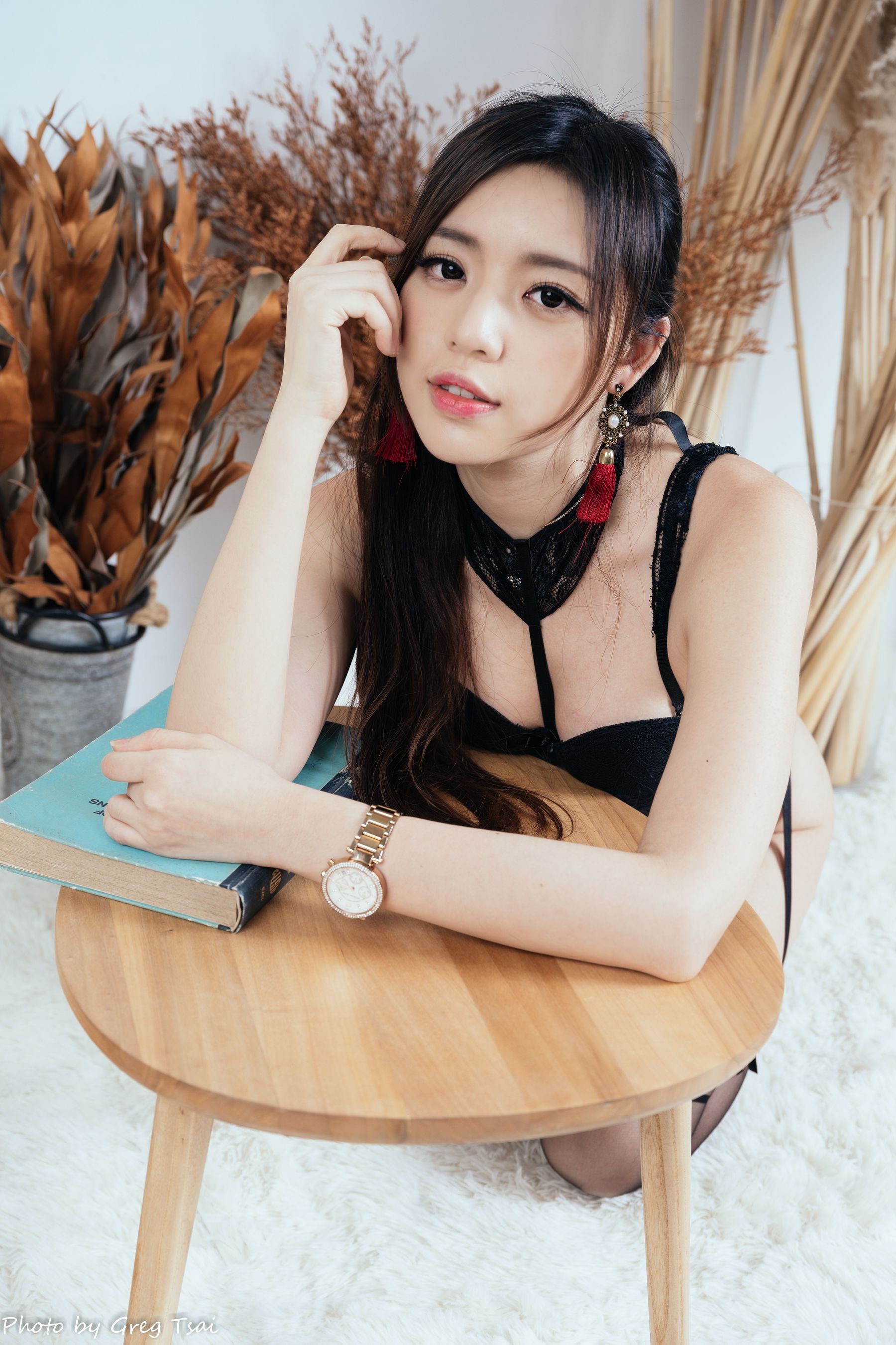 kiki - 黑丝马甲/(125P)