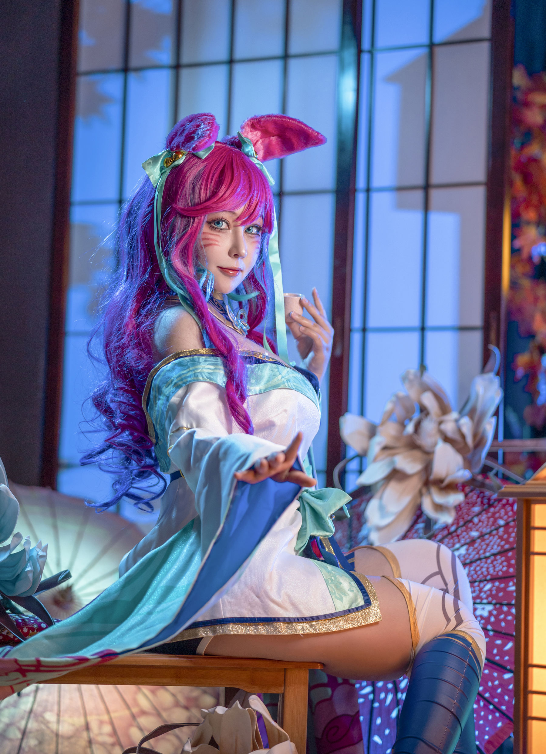 KANEKO_咔喵 - 英雄联盟 灵魂莲华 阿狸/(17P)