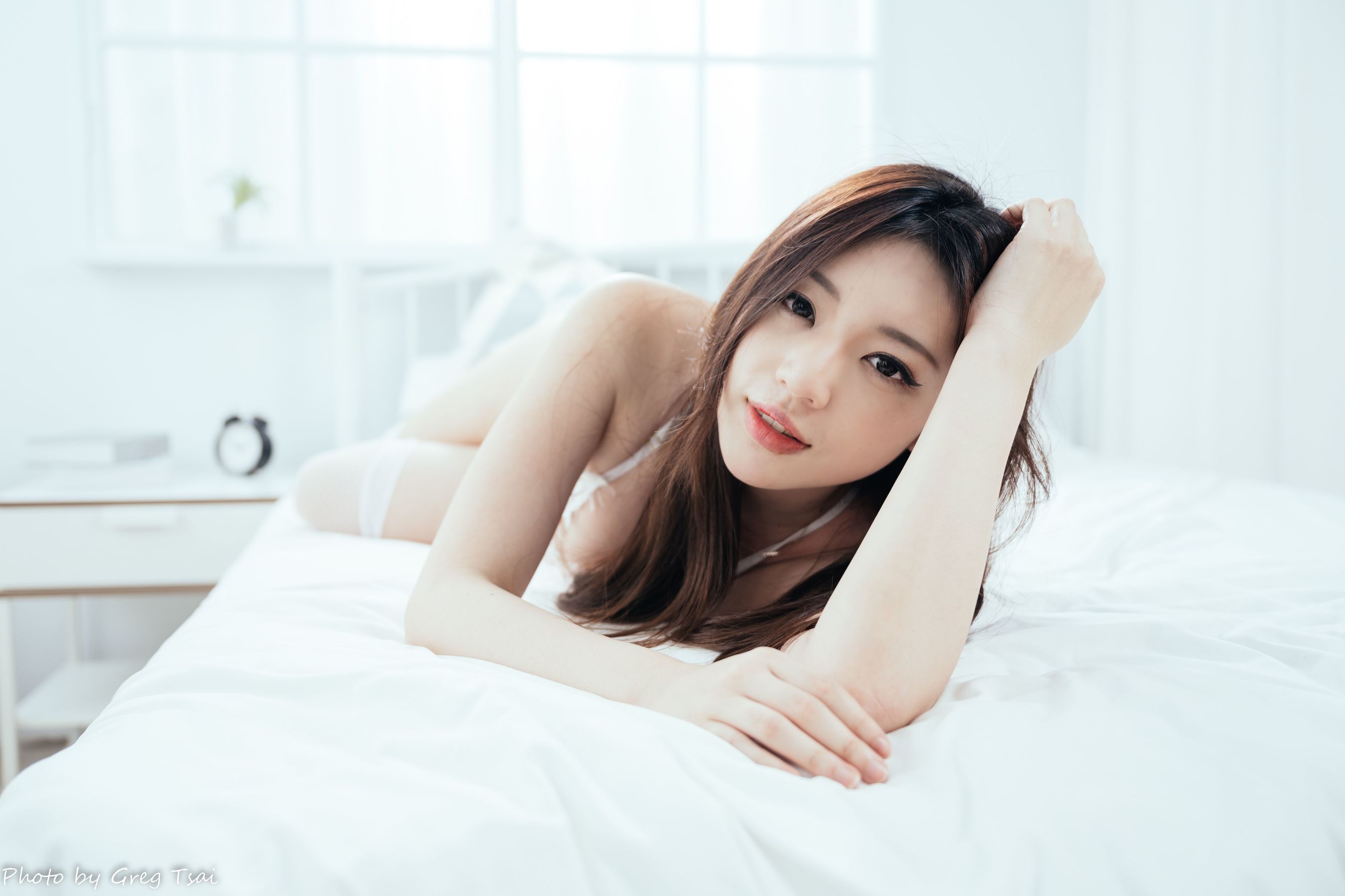 kiki - 白色蕾丝/(105P)