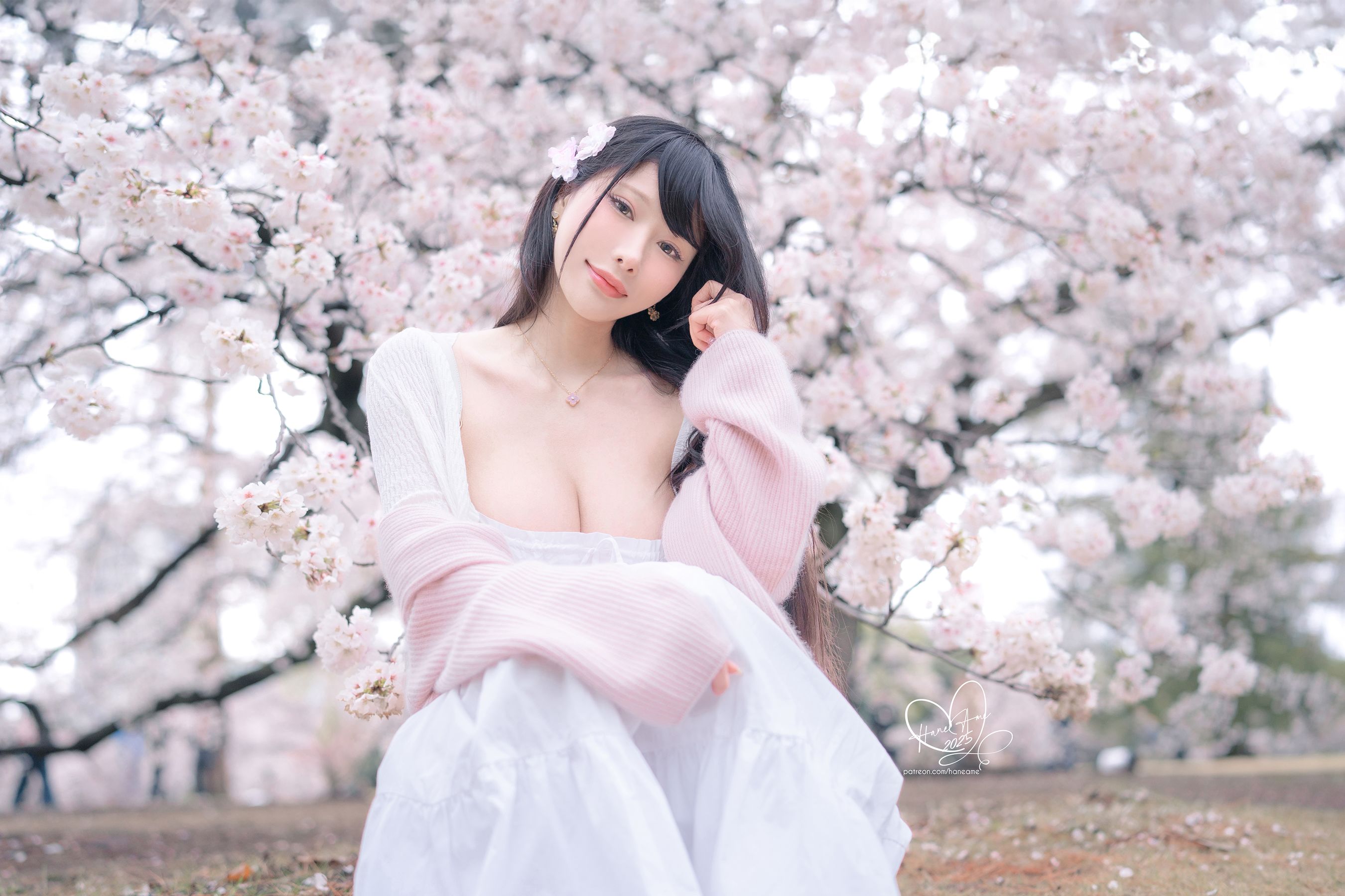 Hane Ame 雨波写真 - 雨樱下的约定/(33P)