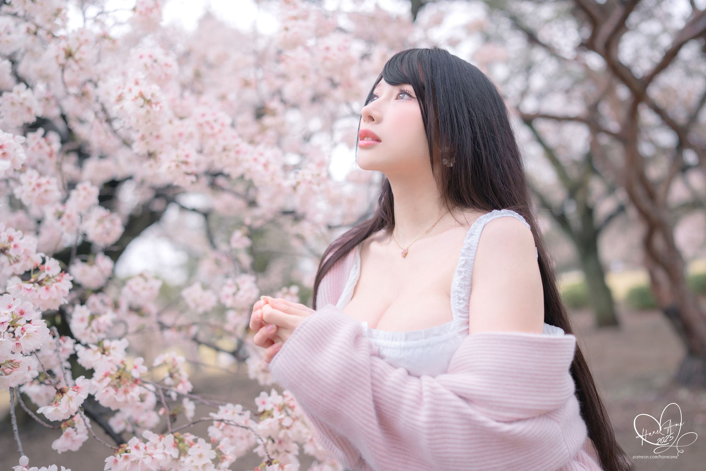 Hane Ame 雨波写真 - 雨樱下的约定/(33P)