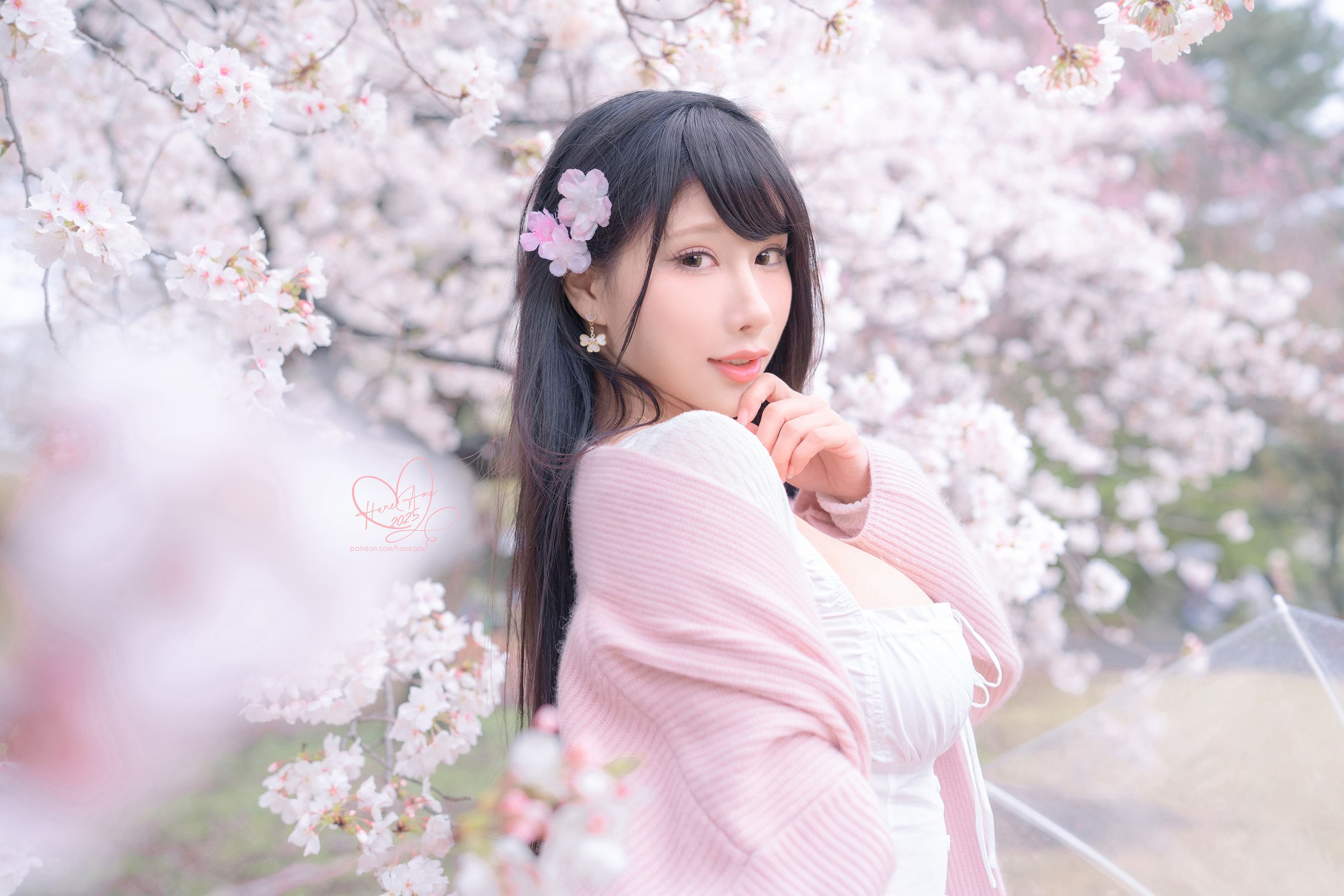 Hane Ame 雨波写真 - 雨樱下的约定/(33P)