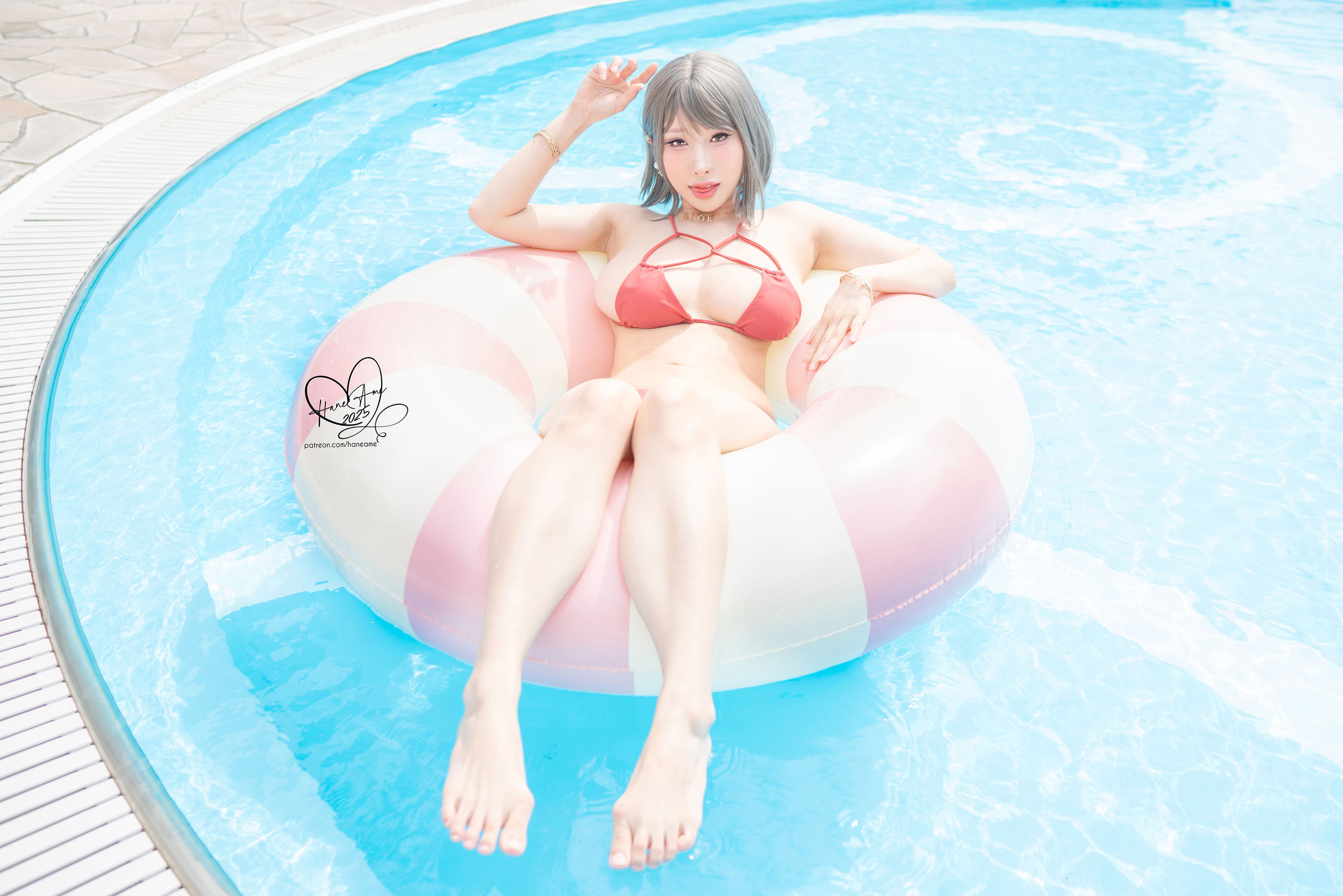 Hane Ame 雨波写真 - Original Tangerine Heat swimsuit 橘爆夏日 泳裝/(30P)