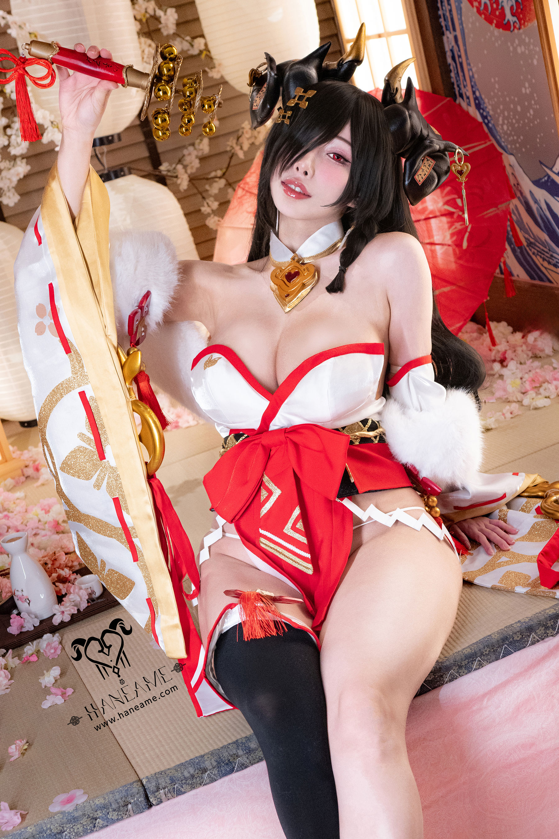 Hane Ame 雨波写真 - Lustful Goat Miko 邪羊巫女/(88P)