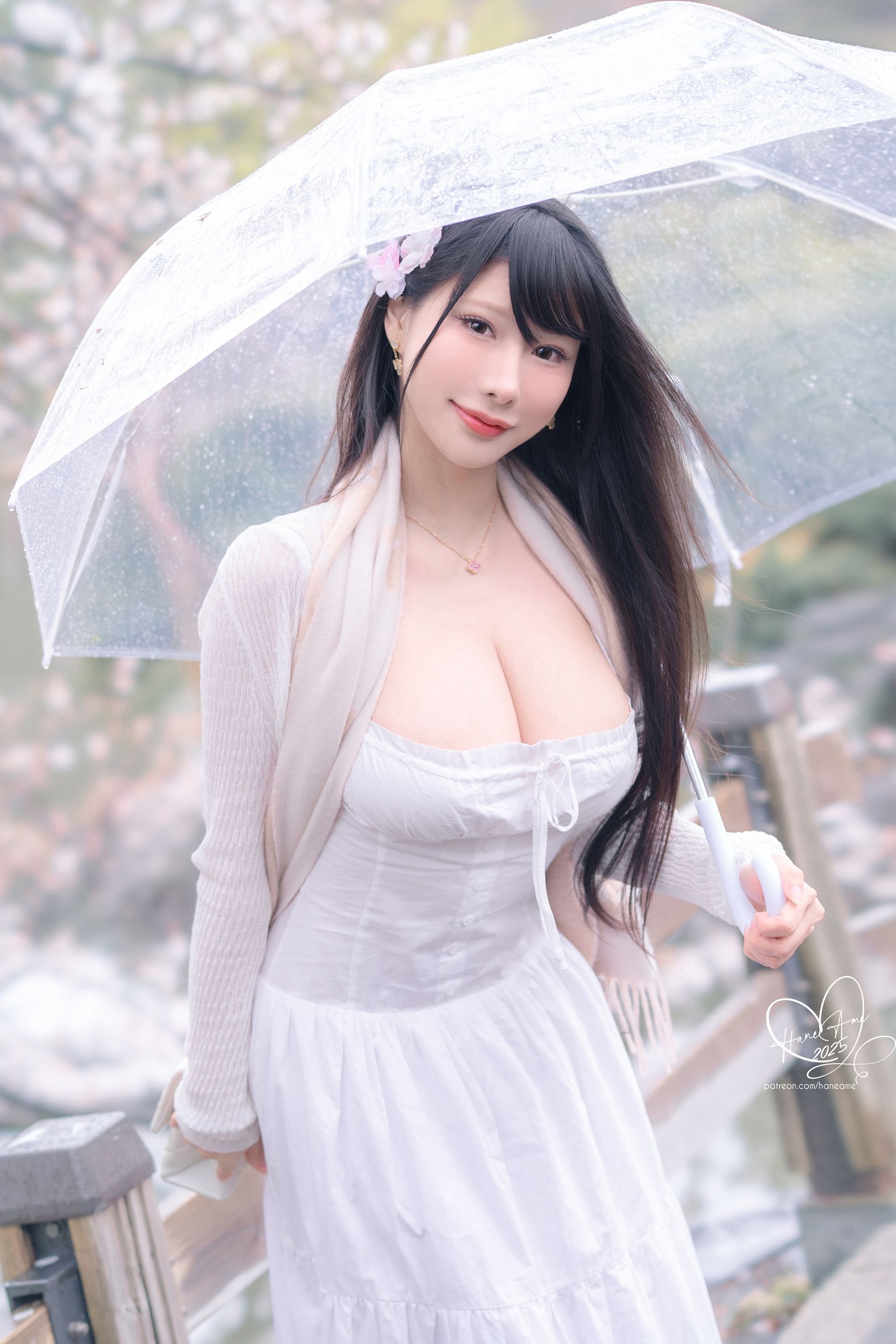 Hane Ame 雨波写真 - 雨樱下的约定/(33P)