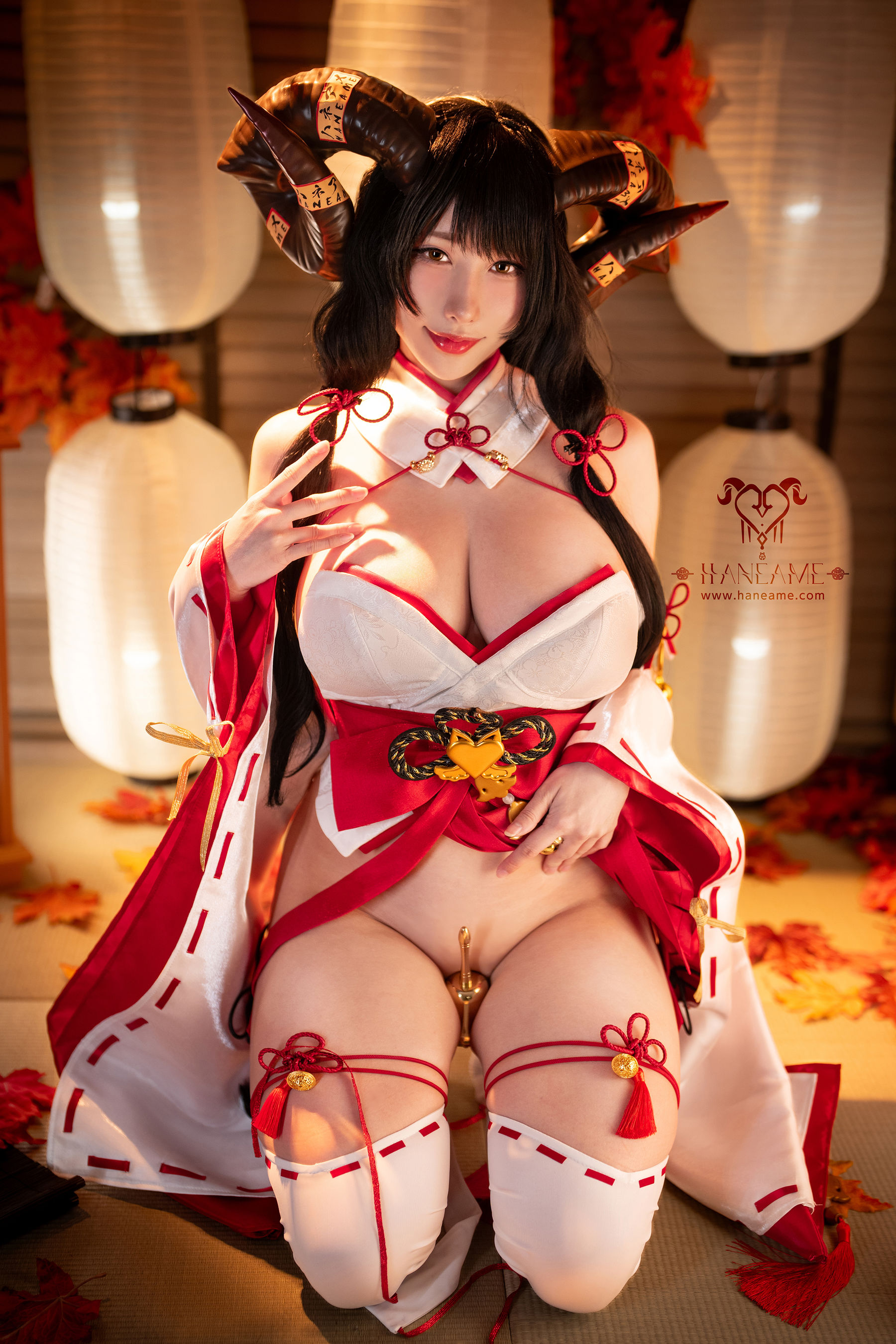 Hane Ame 雨波写真 - Lustful Goat Miko 邪羊巫女/(88P)