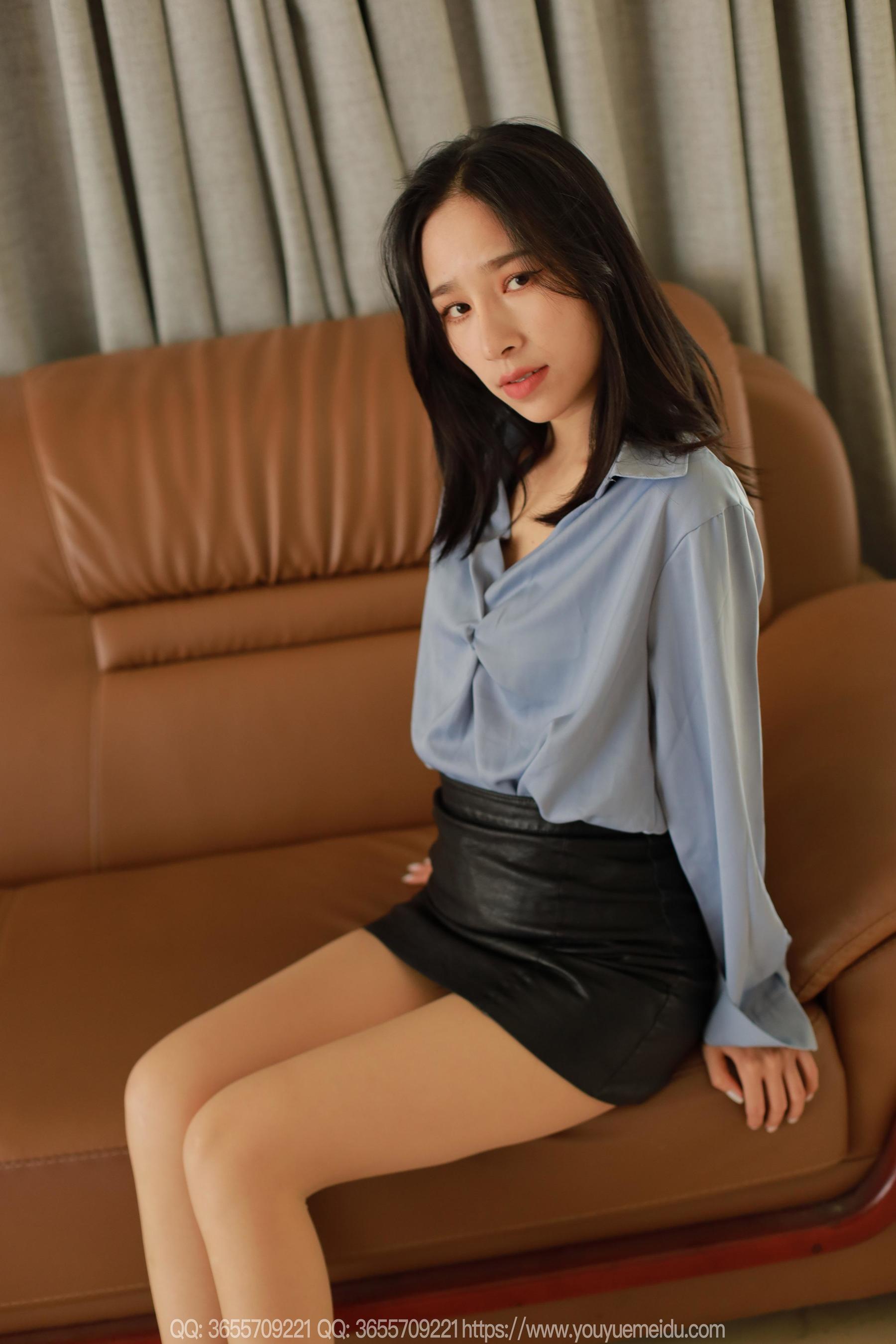 IESS异思趣向 - 模特： 美子 《蓝领OL（下）》/(86P)