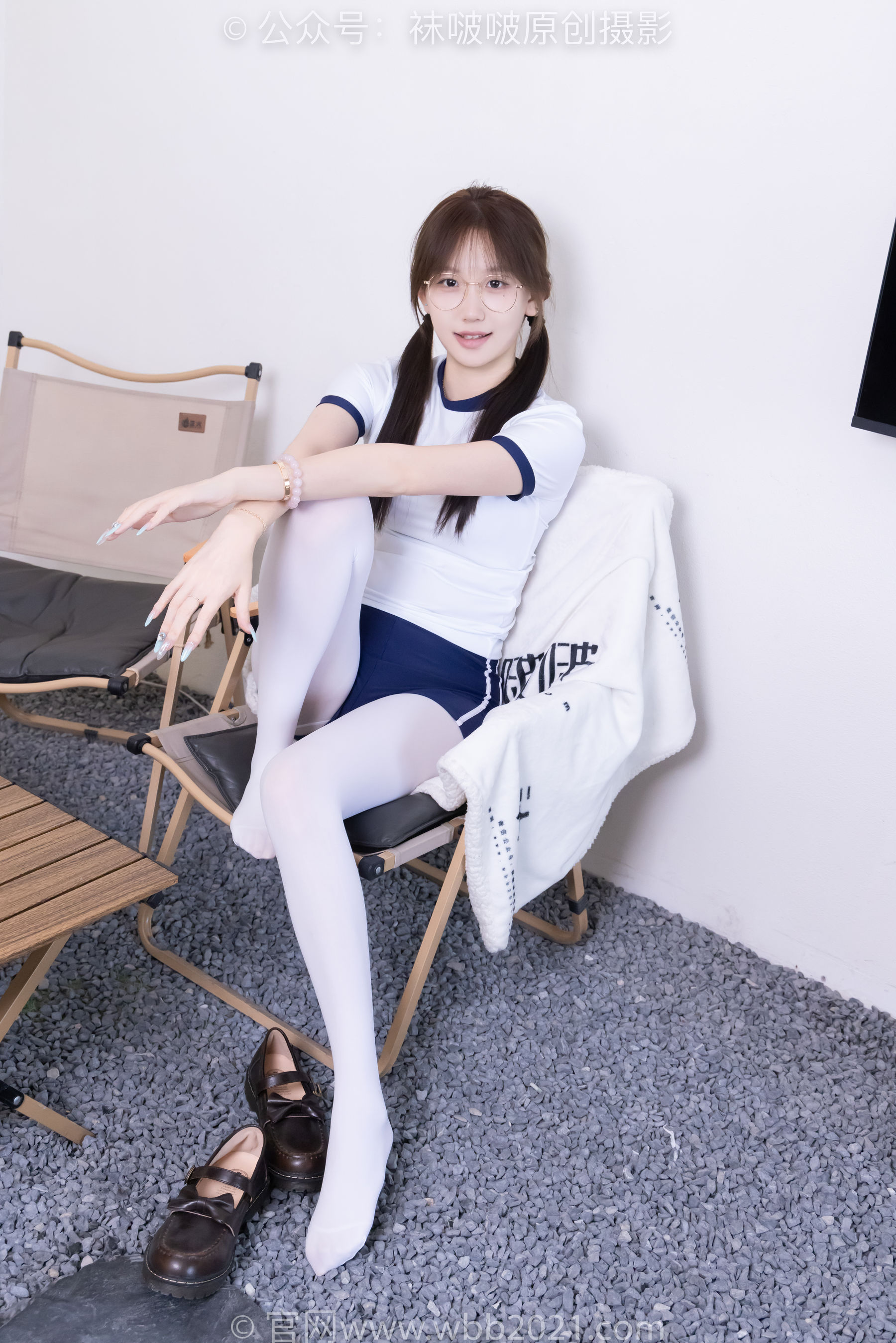 BoBoSocks袜啵啵 No.562 香菜 - 体操服、皮鞋、厚白丝/(145P)