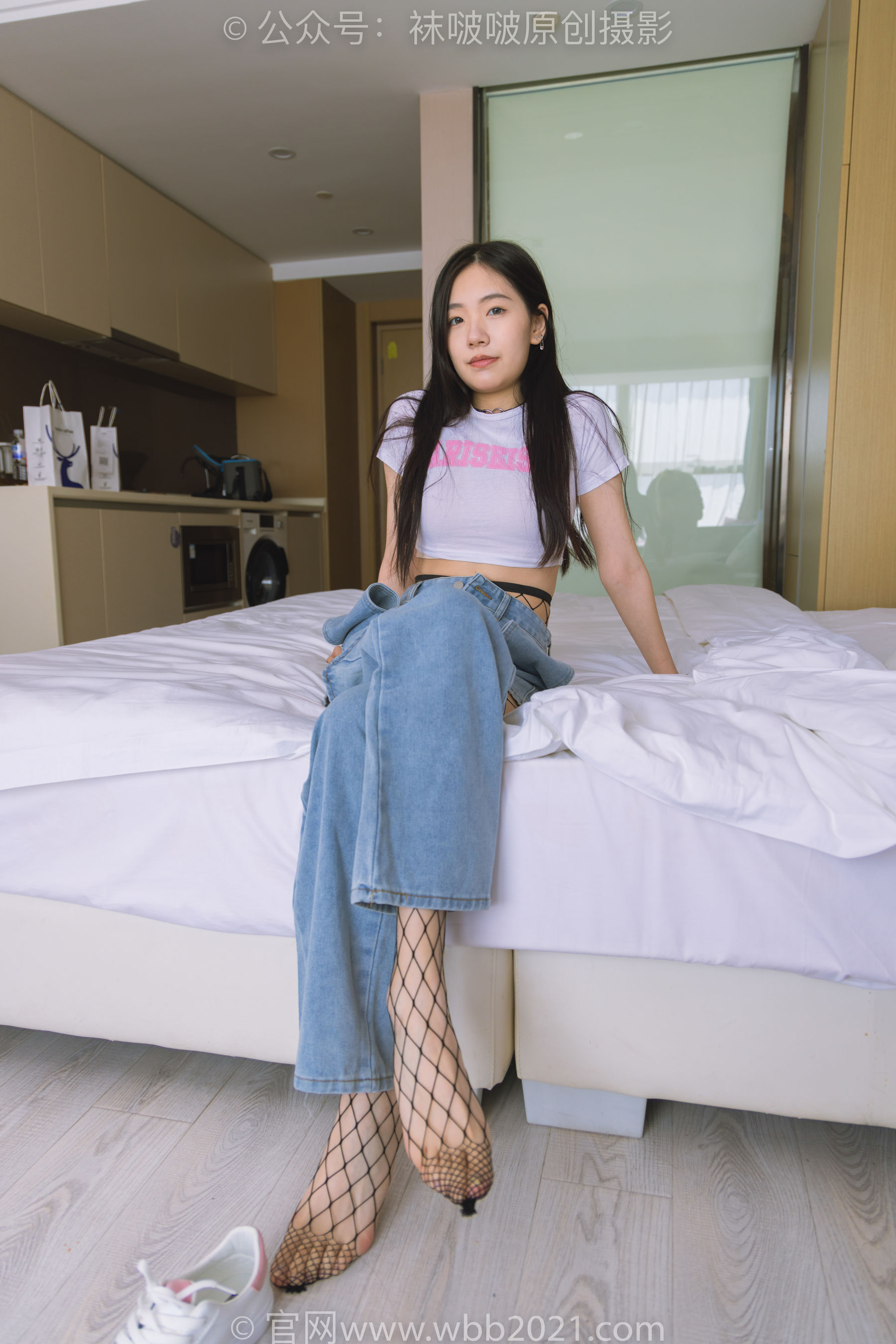 BoBoSocks袜啵啵 No.552 小甜豆 - 板鞋、黑色网袜、白色网袜、裤里丝/(143P)