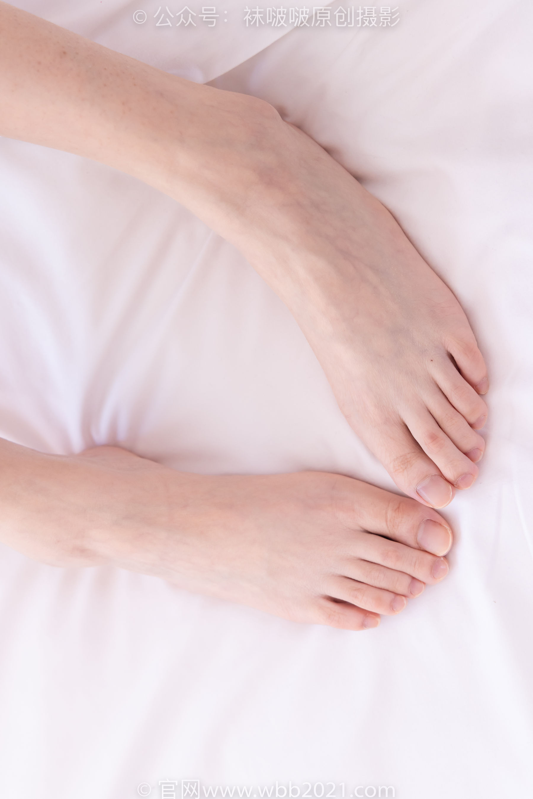 BoBoSocks袜啵啵 No.556 香菜 - 帆布鞋、白棉袜、裸足/(149P)