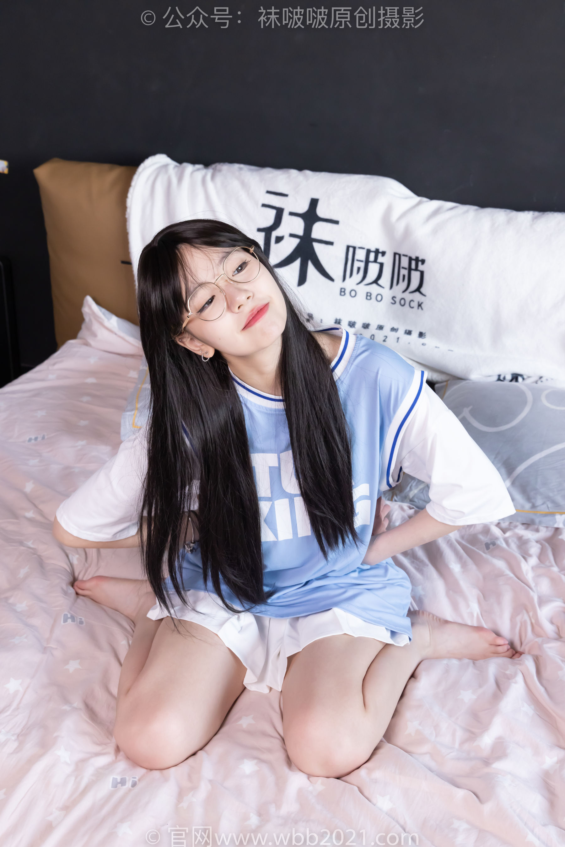 BoBoSocks袜啵啵 No.561 小甜豆 - 板鞋、短白棉袜、裸足/(155P)