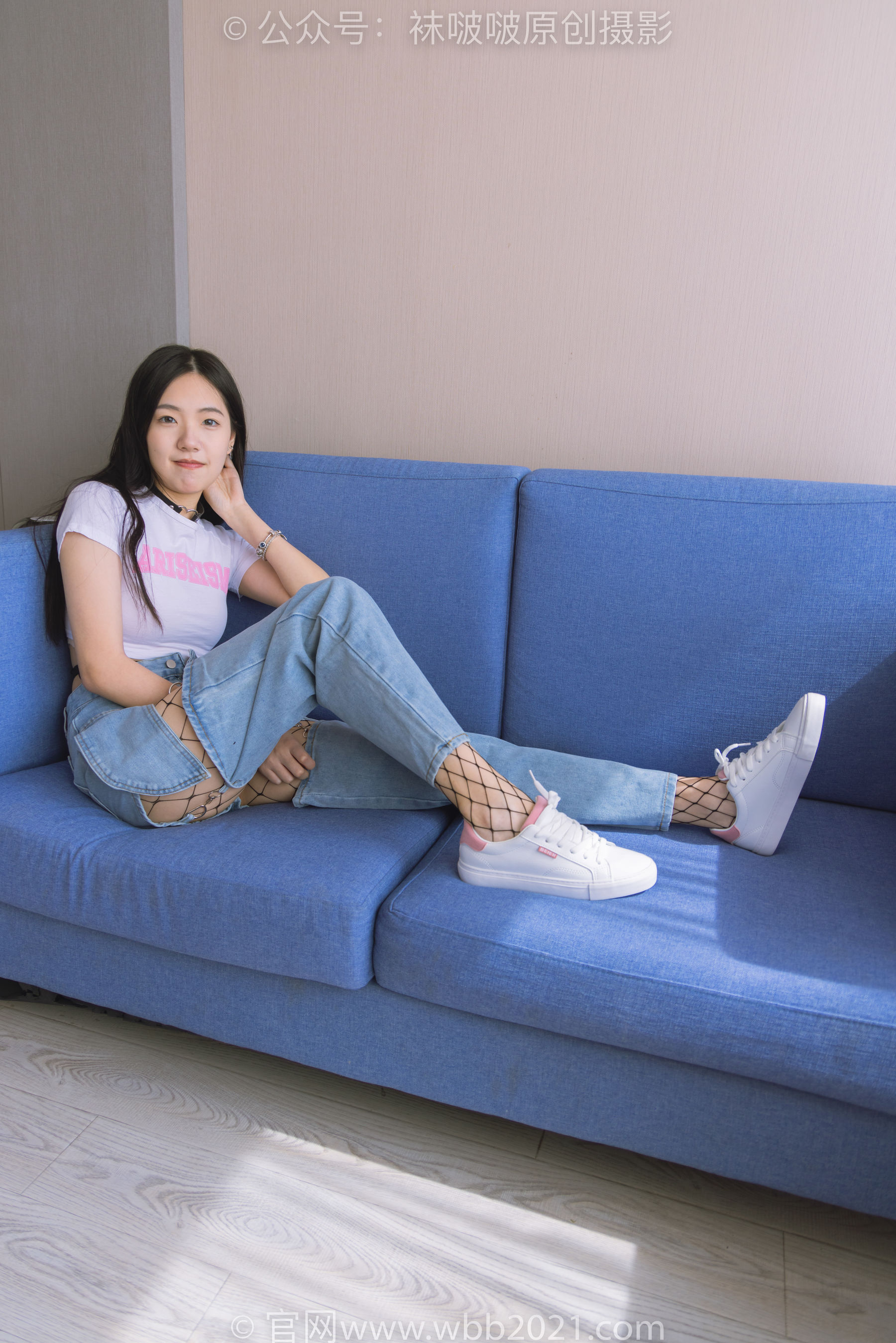 BoBoSocks袜啵啵 No.552 小甜豆 - 板鞋、黑色网袜、白色网袜、裤里丝/(143P)