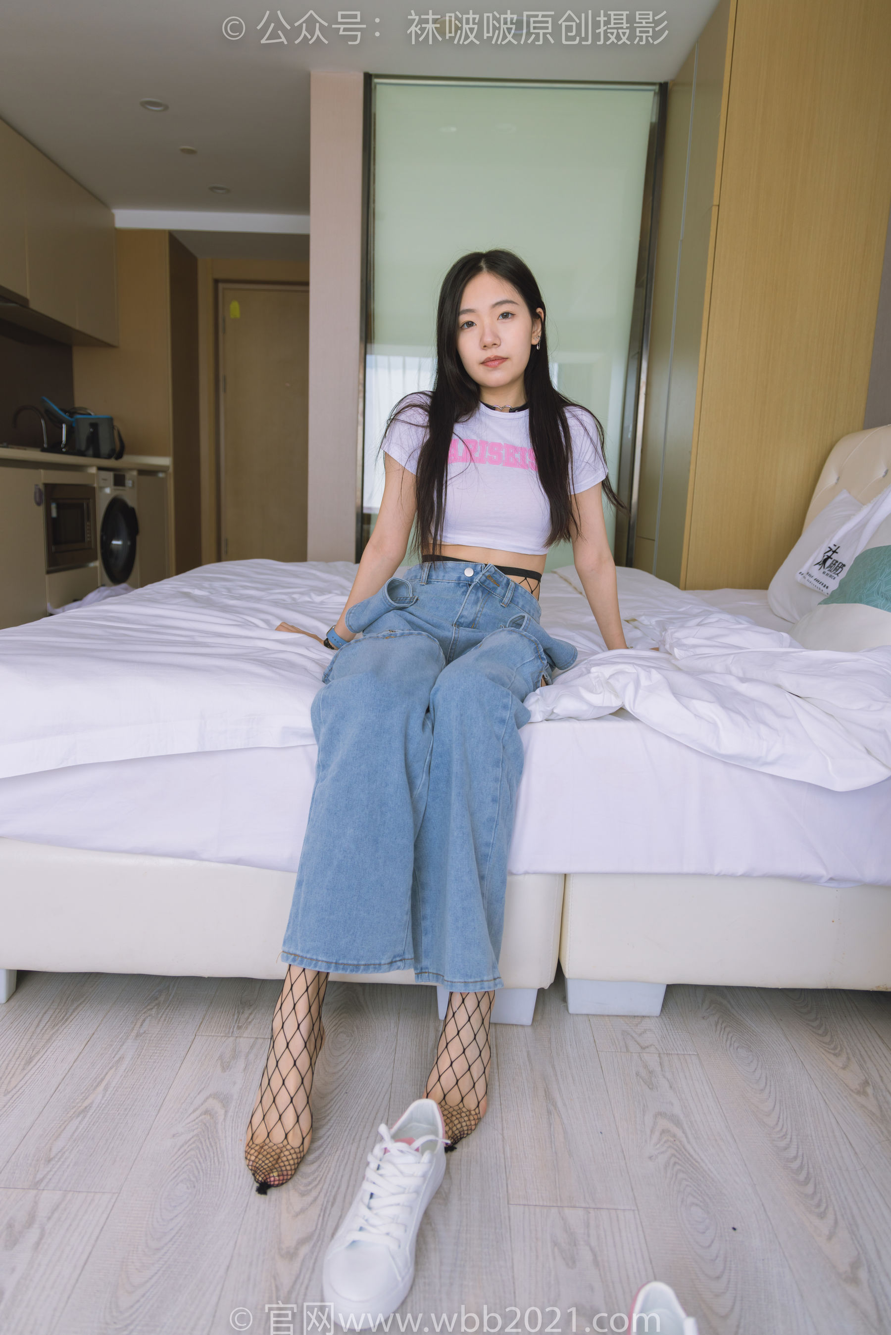 BoBoSocks袜啵啵 No.552 小甜豆 - 板鞋、黑色网袜、白色网袜、裤里丝/(143P)