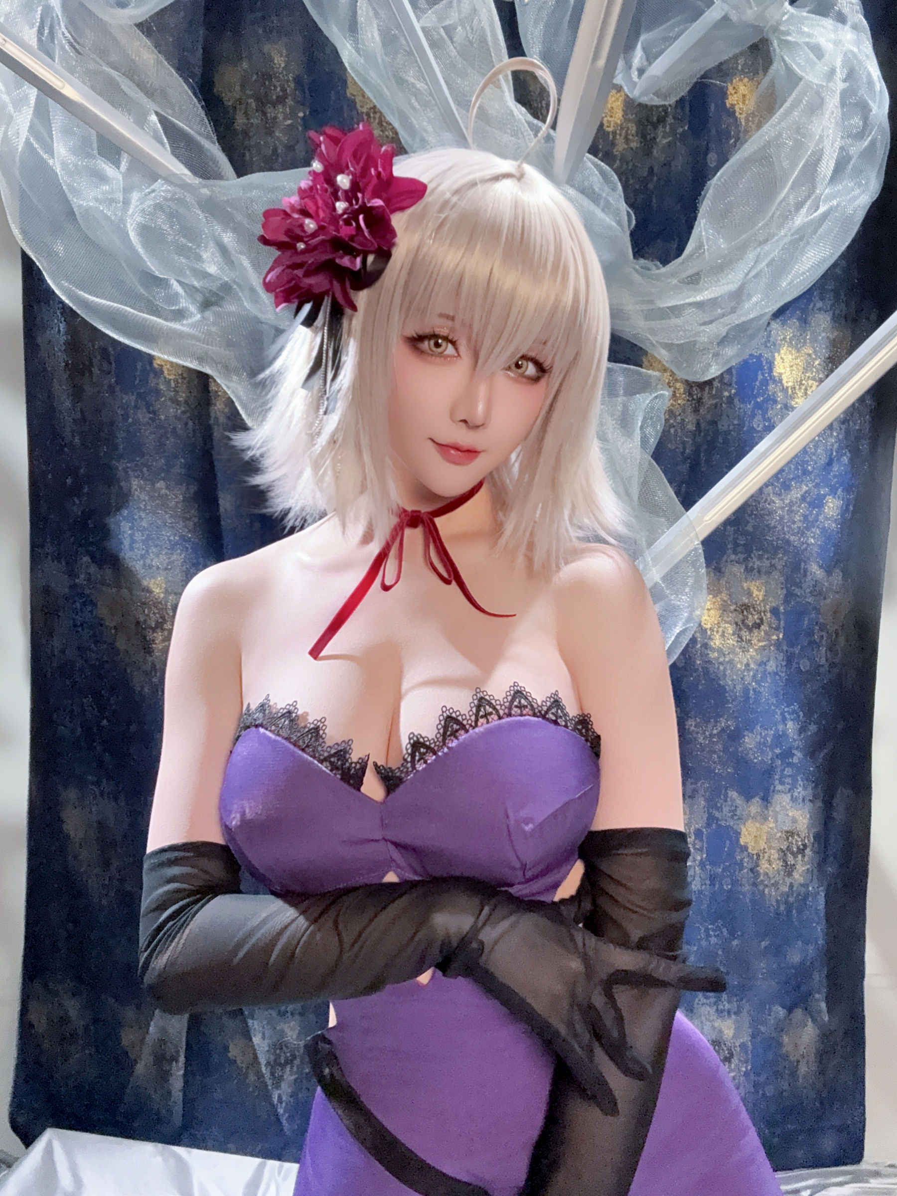 Coser小姐姐星之迟迟 - FGO 贞德alter/(33P)