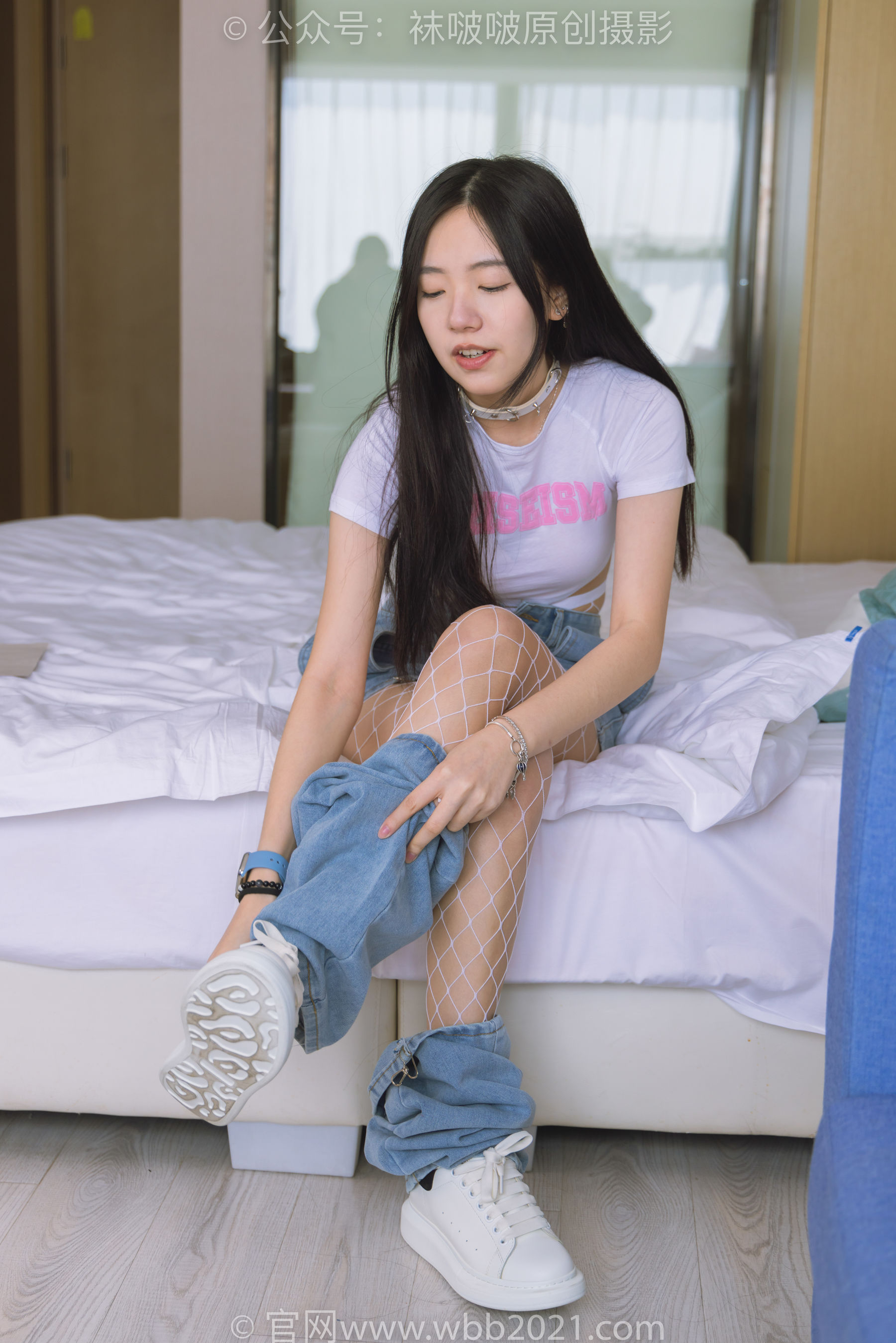 BoBoSocks袜啵啵 No.552 小甜豆 - 板鞋、黑色网袜、白色网袜、裤里丝/(143P)