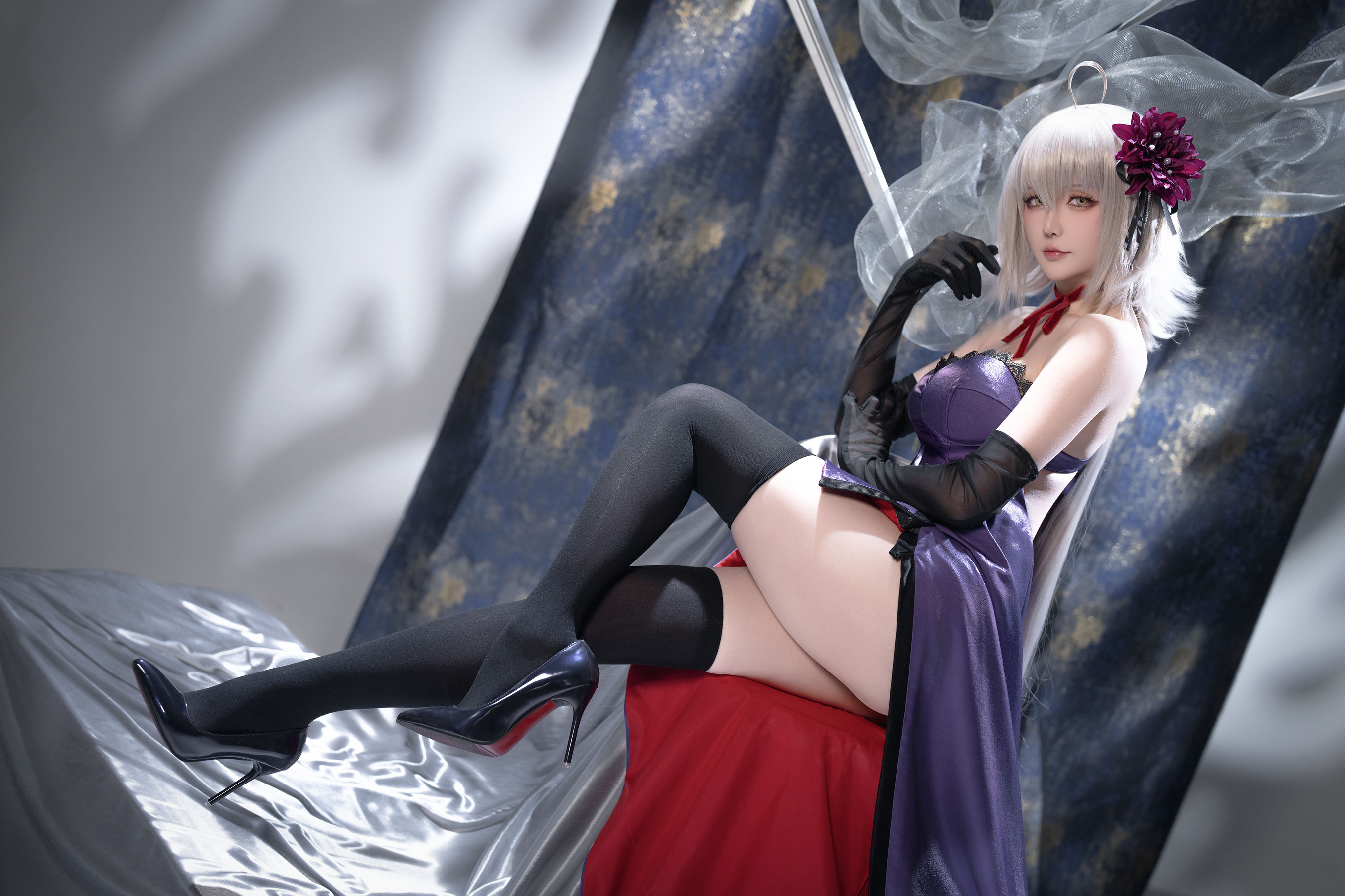 Coser小姐姐星之迟迟 - FGO 贞德alter/(33P)