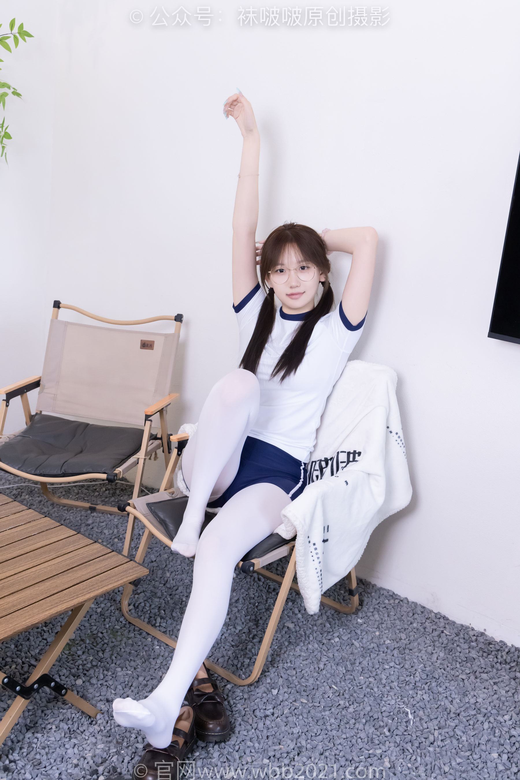 BoBoSocks袜啵啵 No.562 香菜 - 体操服、皮鞋、厚白丝/(145P)