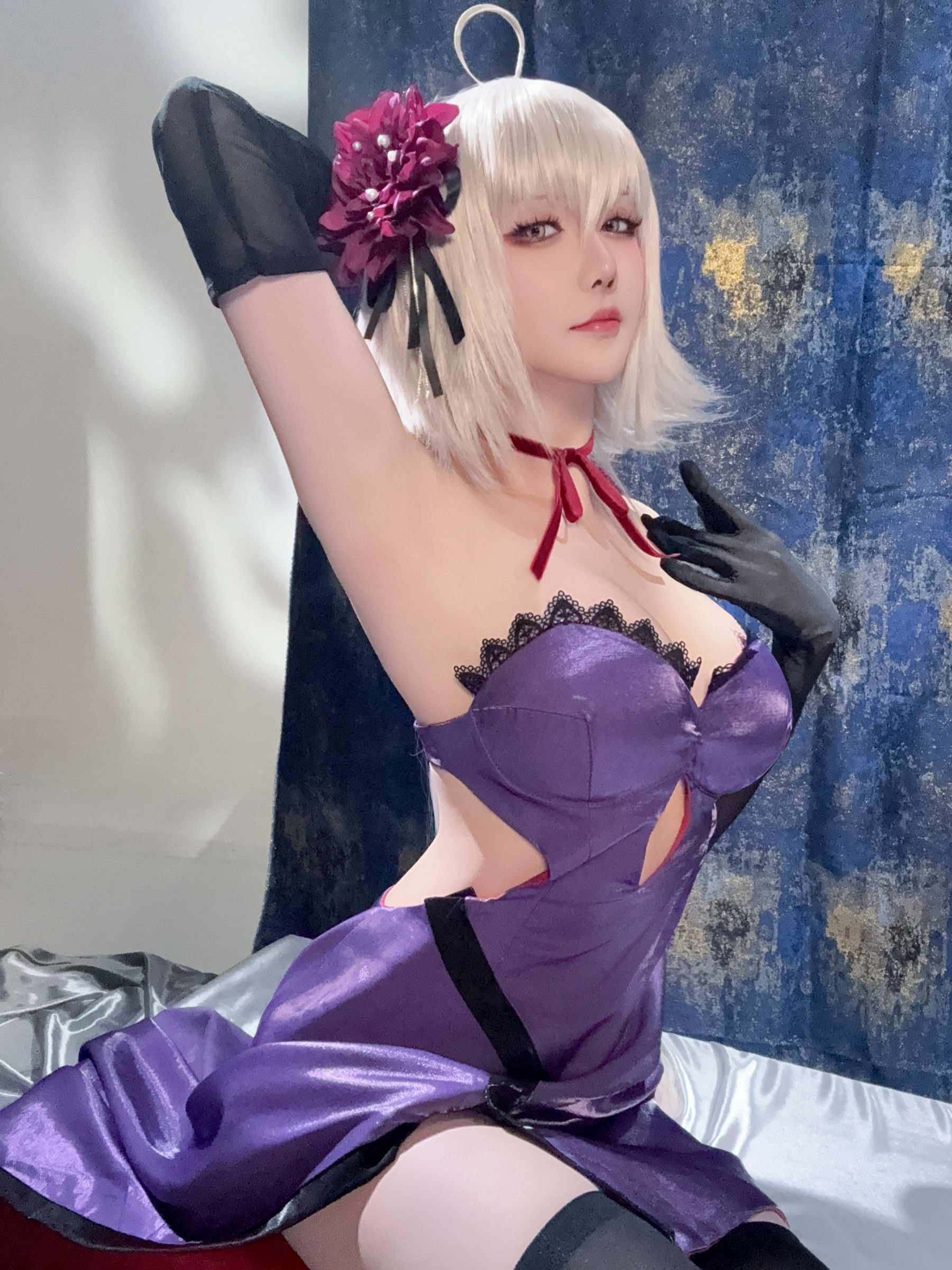 Coser小姐姐星之迟迟 - FGO 贞德alter/(33P)