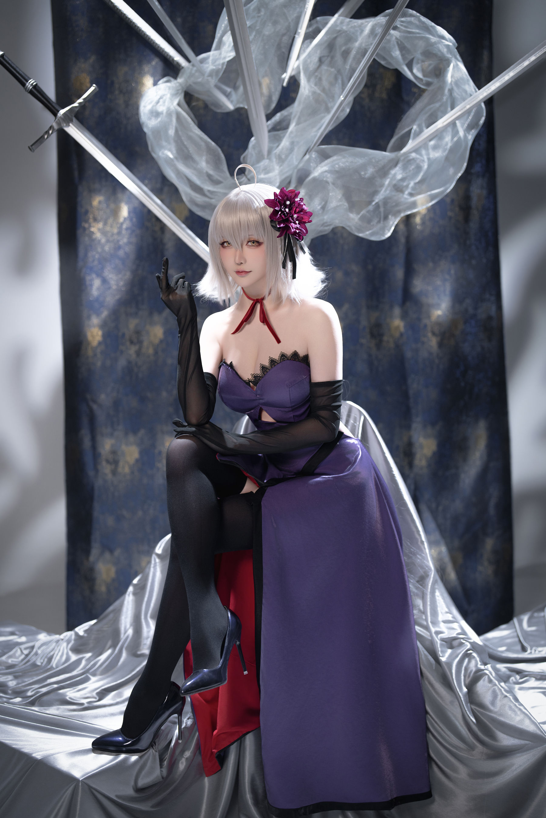 Coser小姐姐星之迟迟 - FGO 贞德alter/(33P)