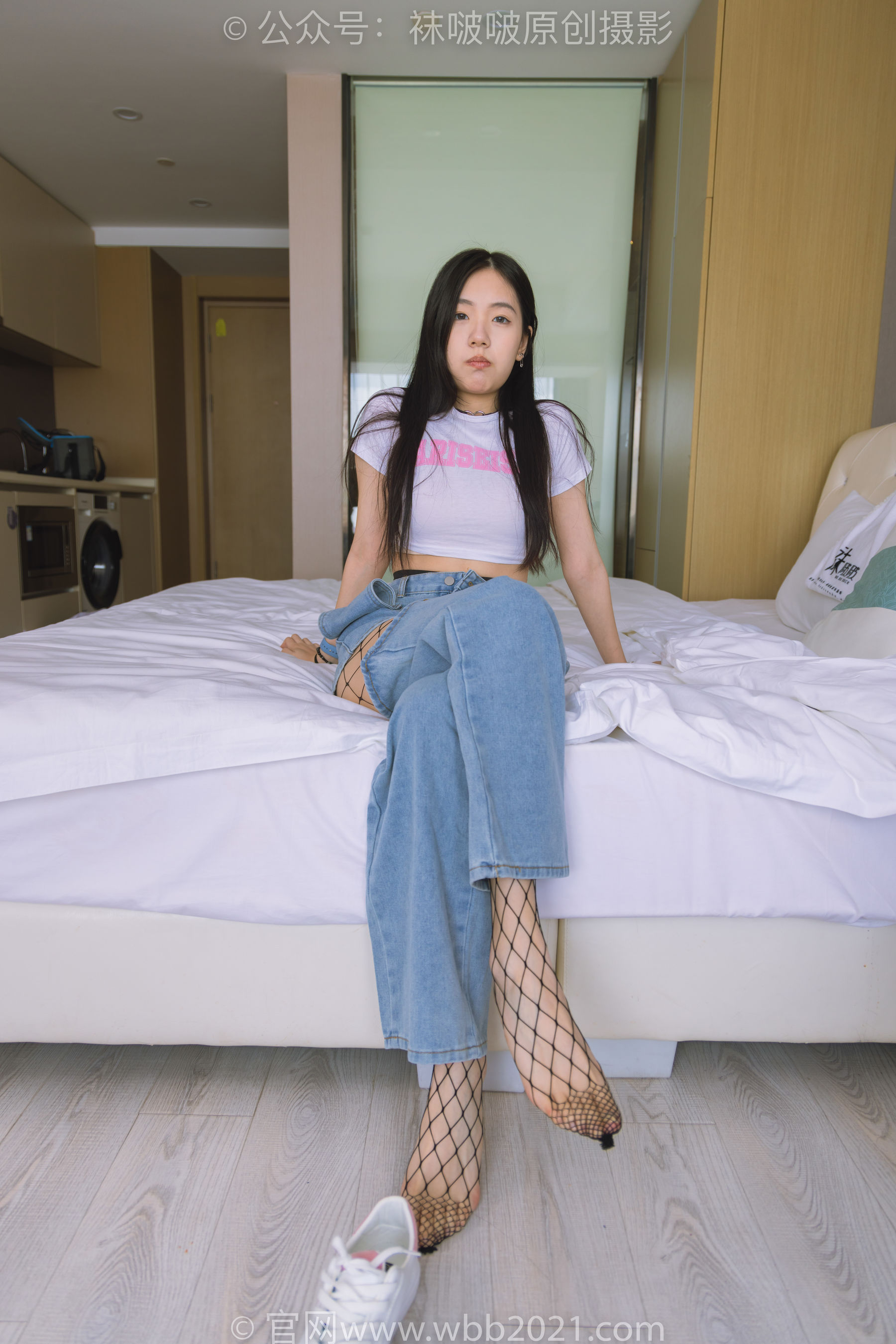 BoBoSocks袜啵啵 No.552 小甜豆 - 板鞋、黑色网袜、白色网袜、裤里丝/(143P)