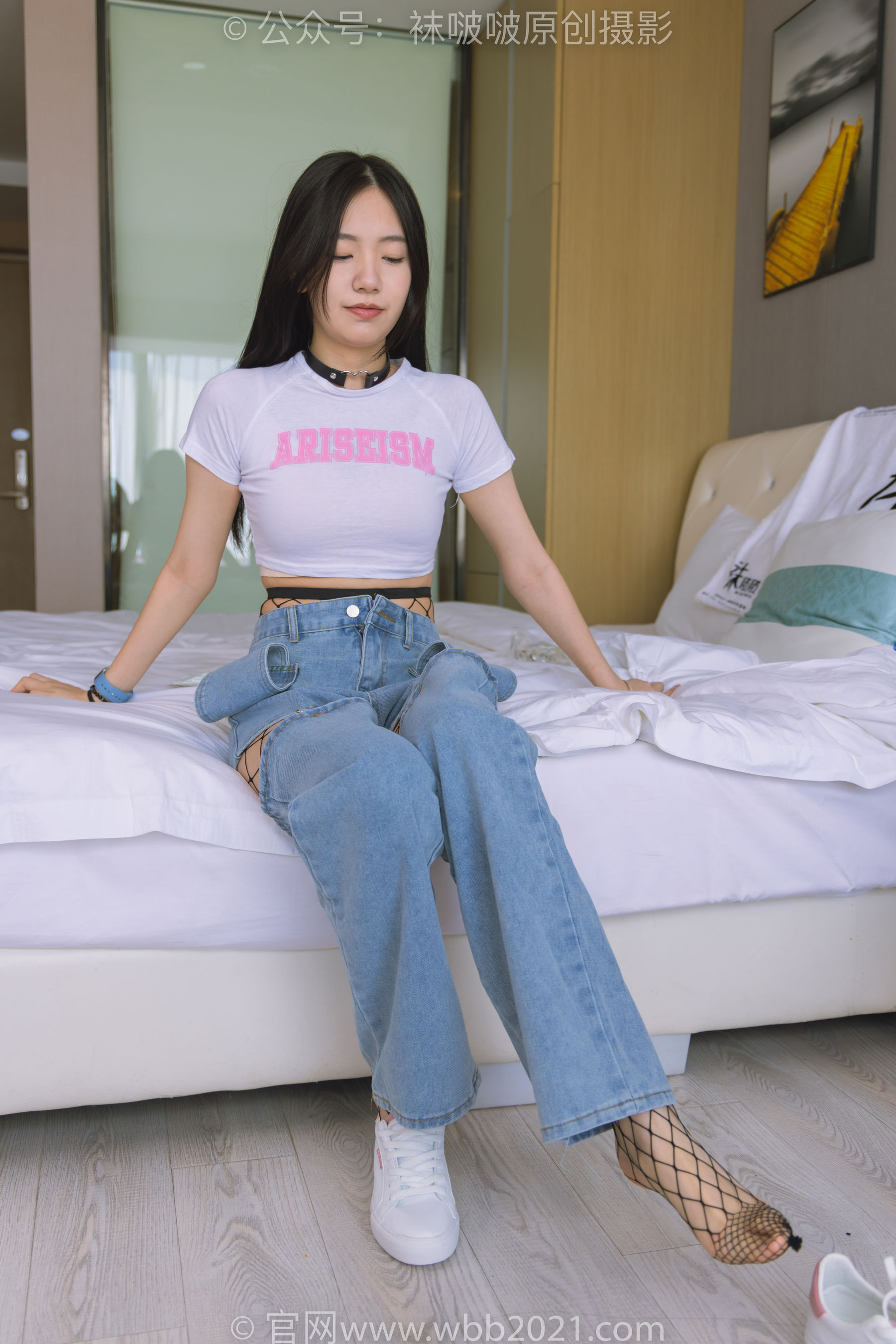 BoBoSocks袜啵啵 No.552 小甜豆 - 板鞋、黑色网袜、白色网袜、裤里丝/(143P)