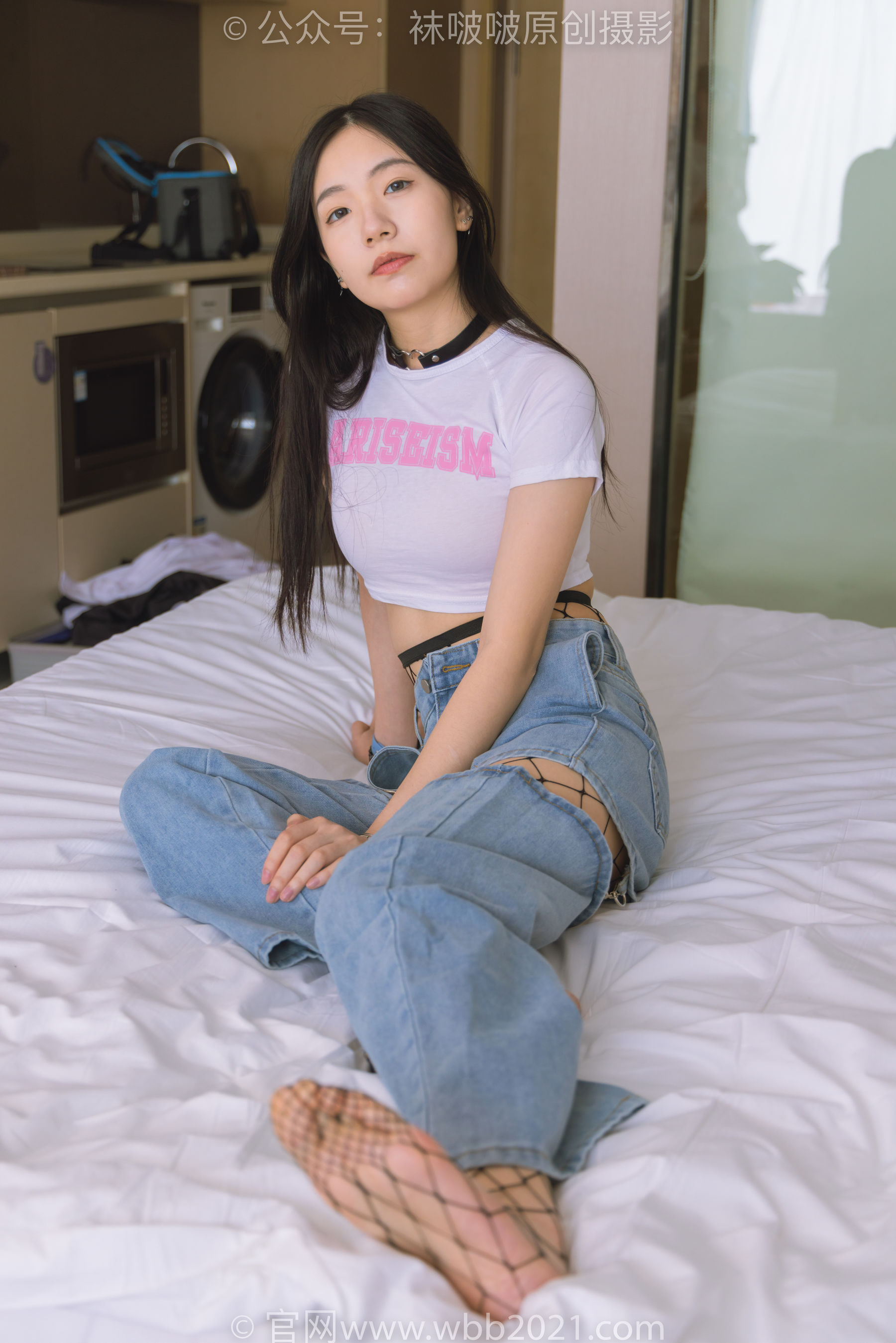 BoBoSocks袜啵啵 No.552 小甜豆 - 板鞋、黑色网袜、白色网袜、裤里丝/(143P)