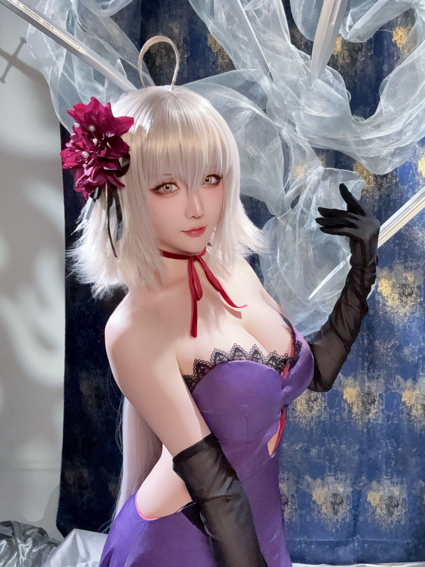 Coser小姐姐星之迟迟 - FGO 贞德alter/(33P)