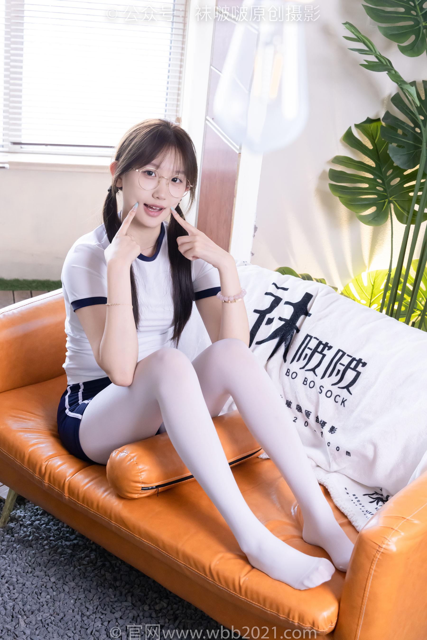BoBoSocks袜啵啵 No.562 香菜 - 体操服、皮鞋、厚白丝/(145P)
